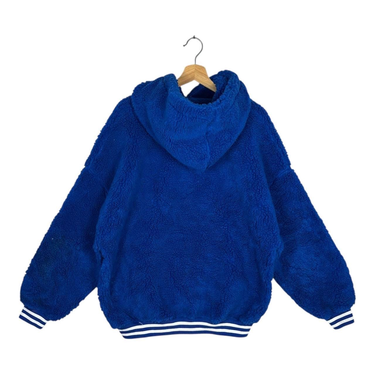 Japanese Brand Baggy Vision LA Fleece Sherpa Blue Hoodie Oversized Size US XL / EU 56 / 4 - 2 Thumbnail