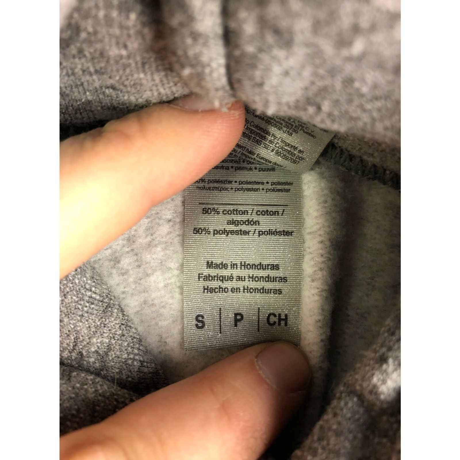 Vintage Sequoit Strong Mens Small Gray Long Sleeve Hooded Sweatshirt Size US S / EU 44-46 / 1 - 6 Thumbnail
