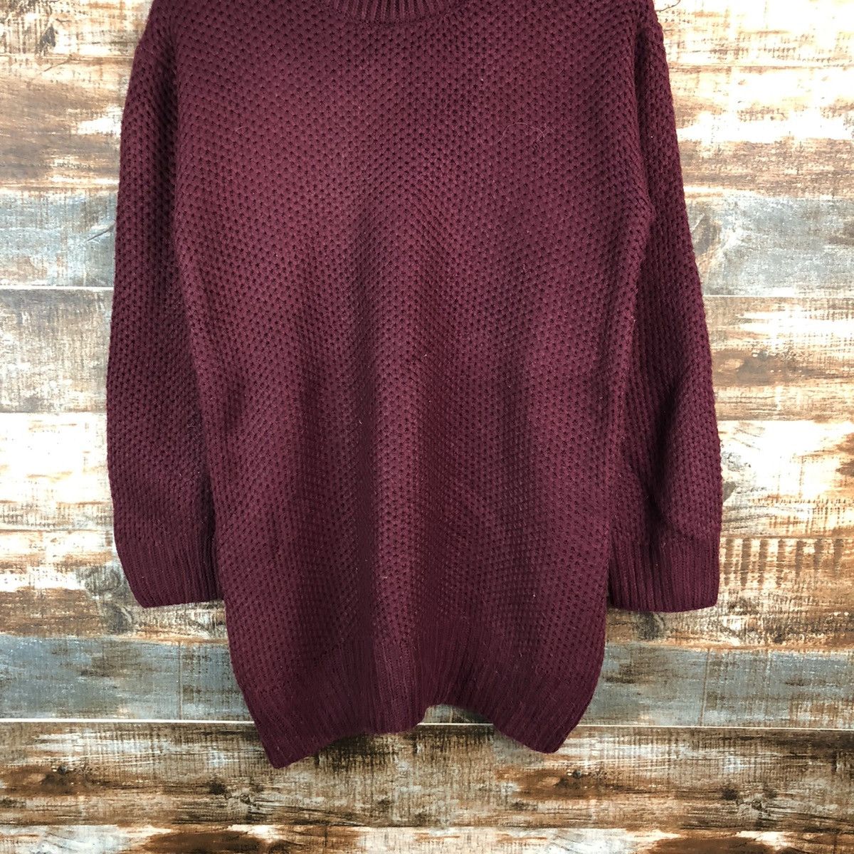 GU × Homespun Knitwear GU Maroon Knitwear #A2225 Size M / US 6-8 / IT 42-44 - 3 Thumbnail