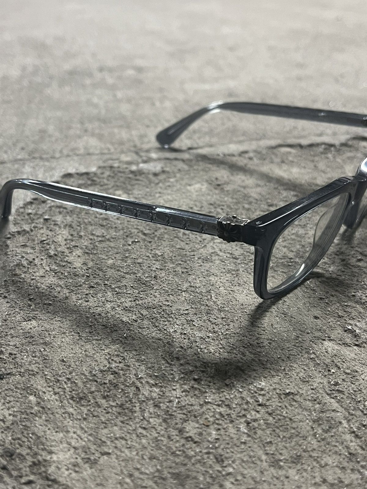 Chrome Hearts Chrome Hearts “Resurectum” Translucent Grey Frame Glasses Size ONE SIZE - 3 Thumbnail
