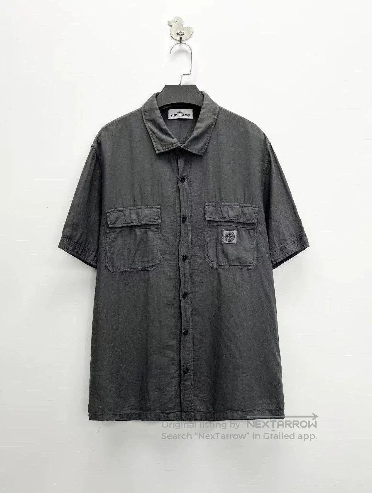 Stone Island stone island short sleeve work shirt jacket. Size US XL / EU 56 / 4 - 1 Thumbnail