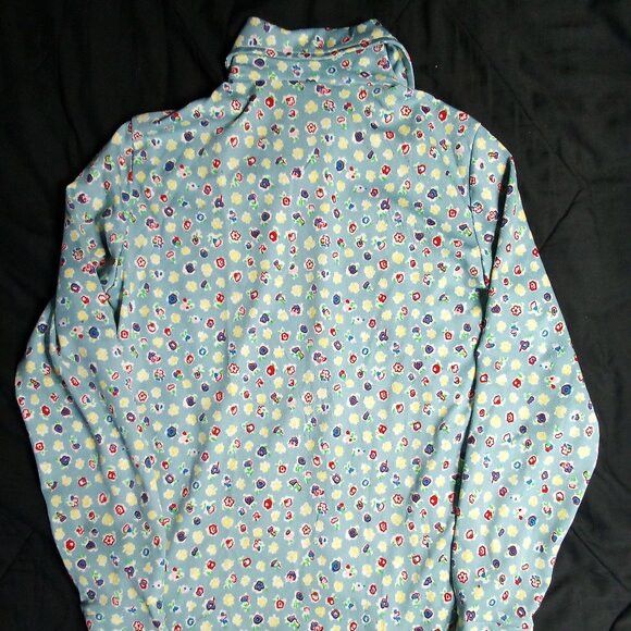 Other Vintage Lee Mar Abstract Floral Polyester Disco Shirt Size US M / EU 48-50 / 2 - 5 Thumbnail