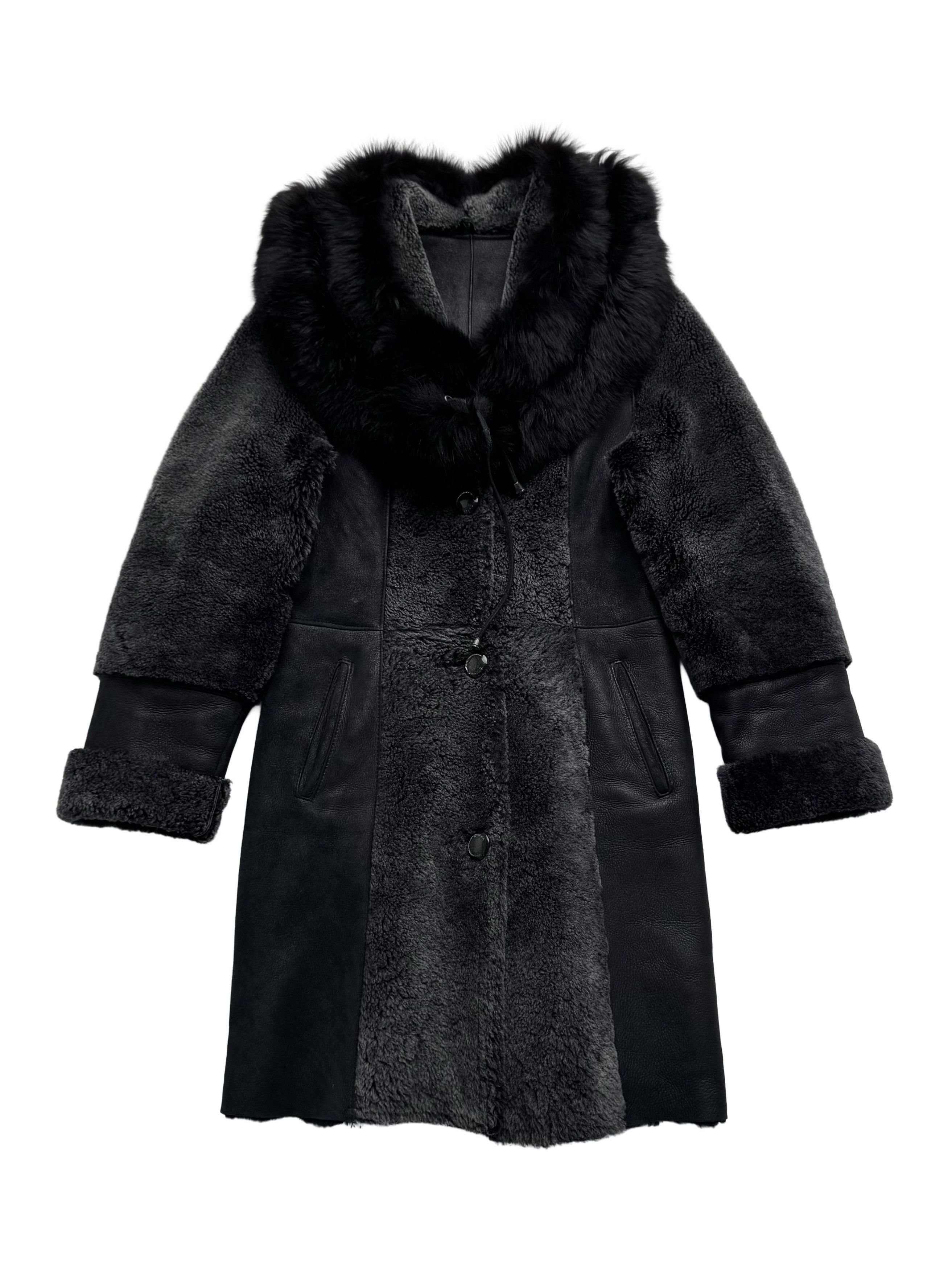 Vintage Vintage Real Sheepskin Coat Size S / US 4 / IT 40 - 5 Thumbnail