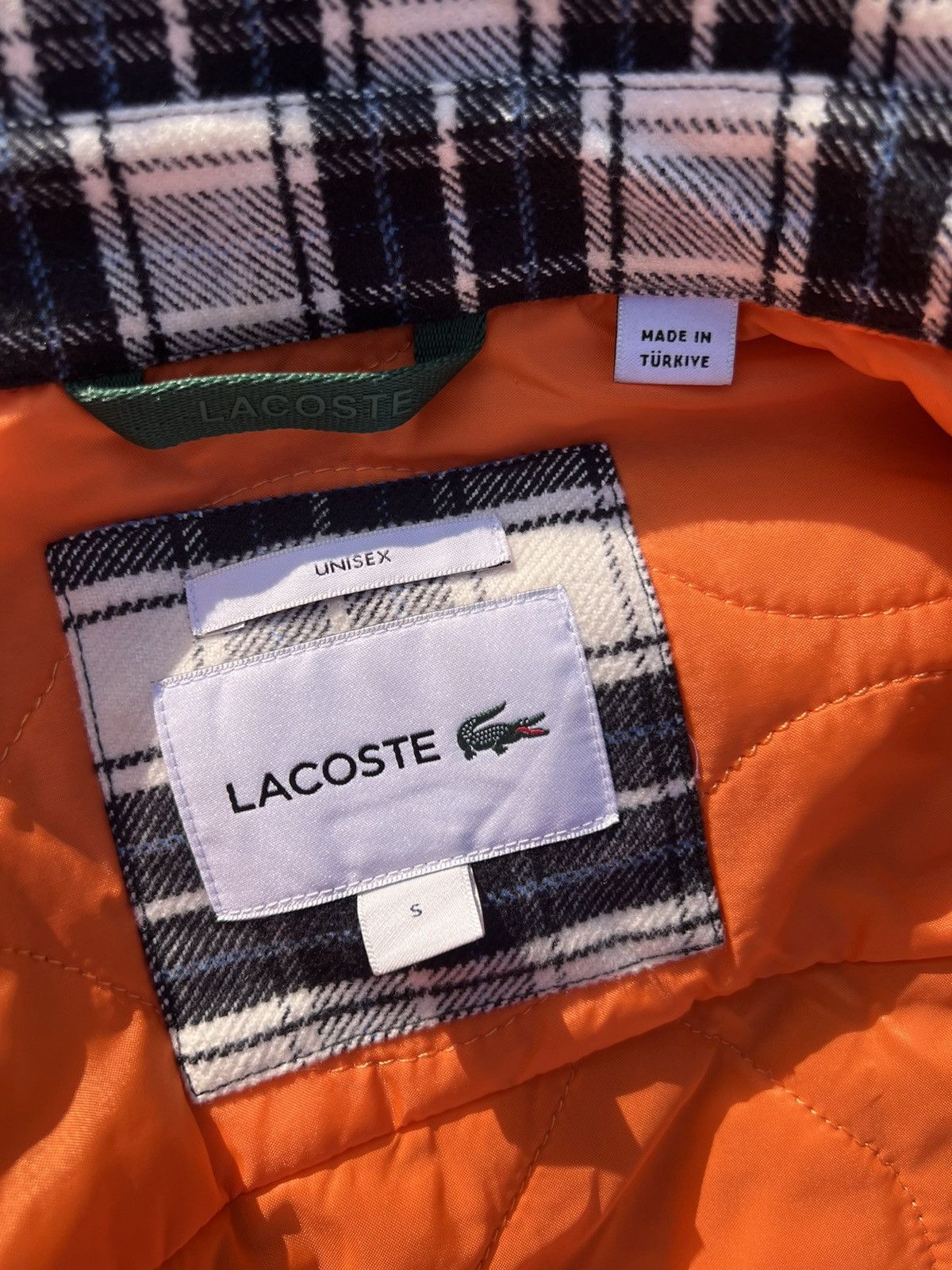 Lacoste Lacoste Plaid button padded Size US S / EU 44-46 / 1 - 3 Thumbnail