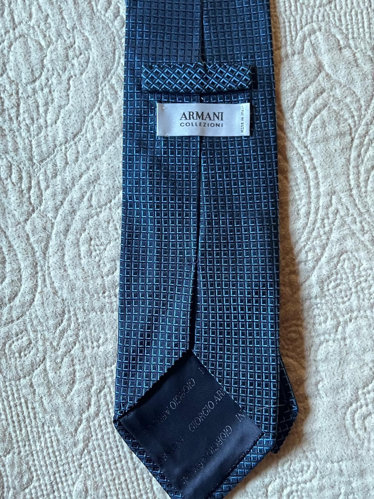 Armani Collezioni Armani Collezioni long silk tie Size 46 - 4 Thumbnail