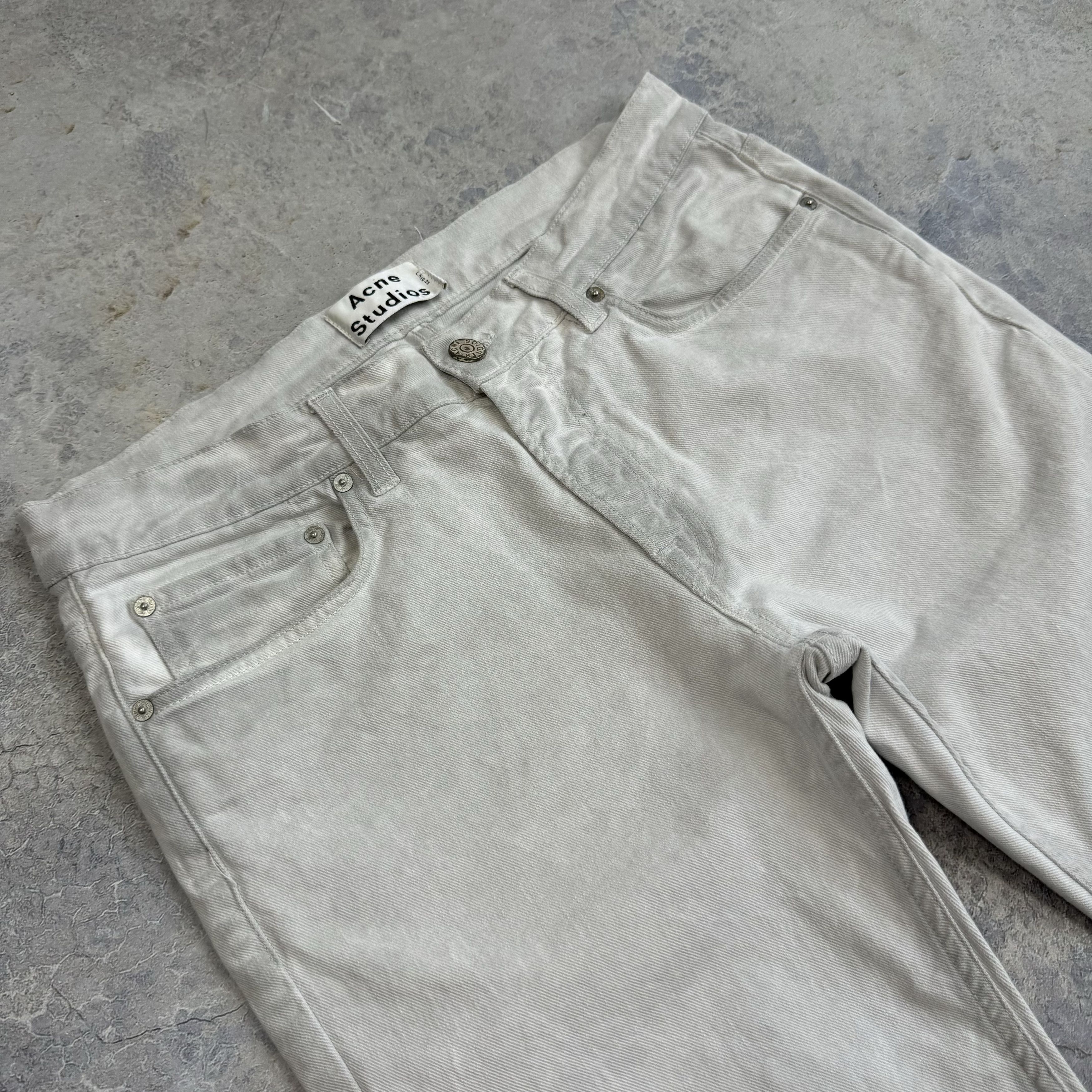 Acne Studios ACNE STUDIOS ACE KANE BURNISHED DENIM JEANS SIZE 32x32 Size US 36 / EU 52 - 5 Thumbnail