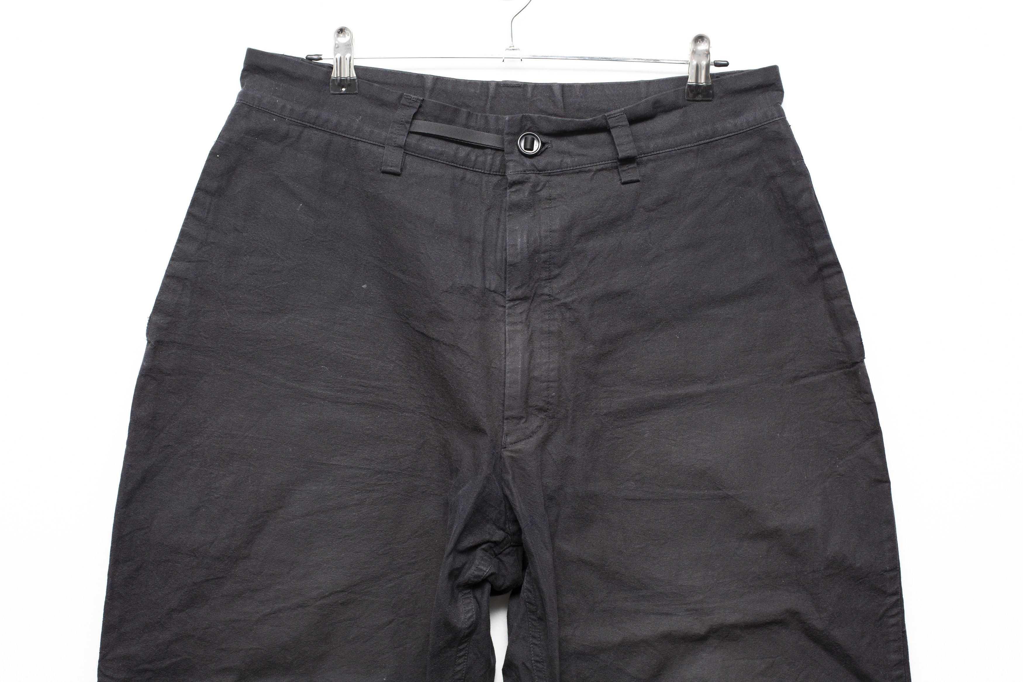 MAN-TLE R0P4 "Wide Pants" Black Wax Size US 34 / EU 50 - 4 Thumbnail