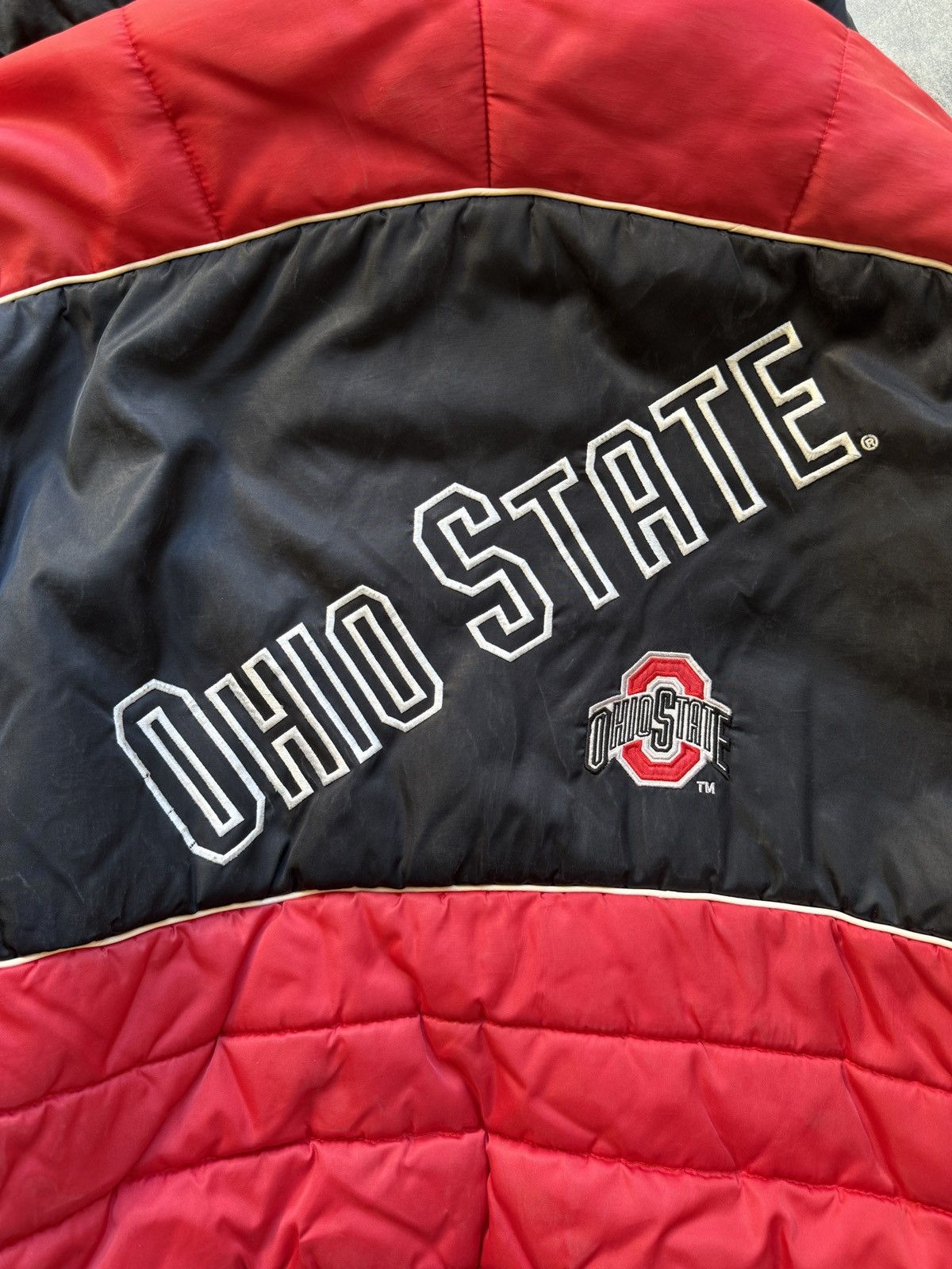 Pro Player Vintage 90s Ohio State Buckeyes Pro Player Puffer Jacket Size US XL / EU 56 / 4 - 8 Thumbnail
