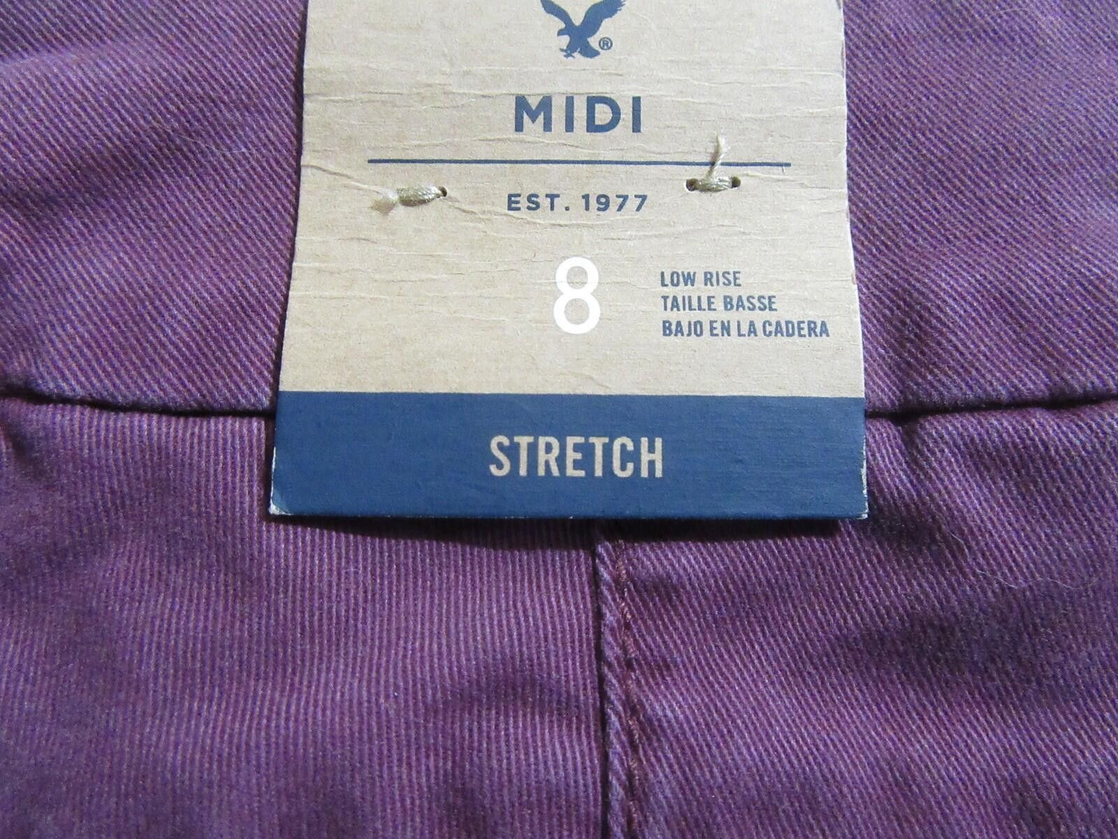 American Eagle Outfitters American Eagle Womens Midi Shorts Plum Size 8 Size 30" / US 8 / IT 44 - 6 Thumbnail