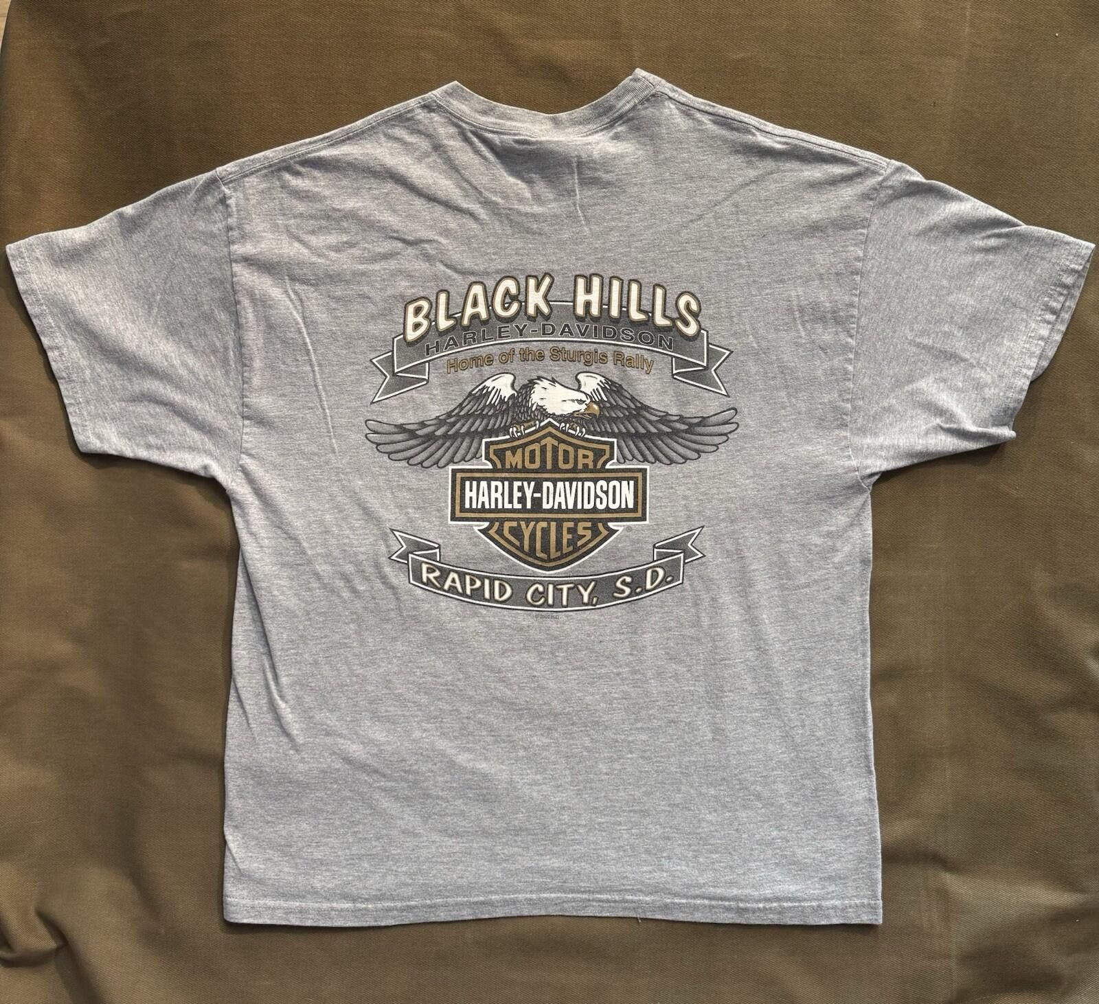 Harley Davidson Vintage Y2K Harley-Davidson Black Hills Rally Sturgis 2002 Size ONE SIZE - 2 Thumbnail