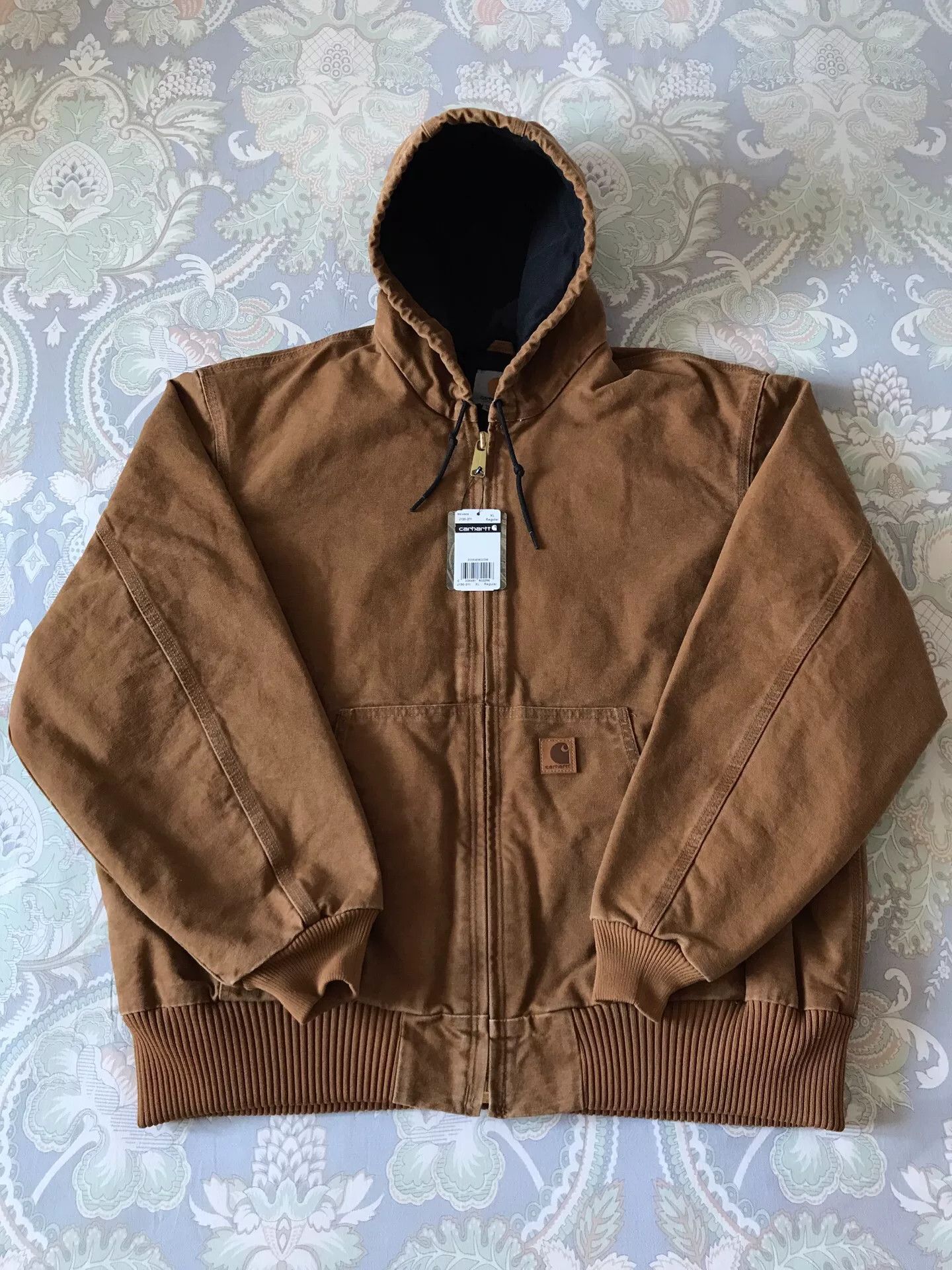 Carhartt Carhartt J130 Brown XL Washed Canvas Jacket Size US XL / EU 56 / 4 - 1 Thumbnail