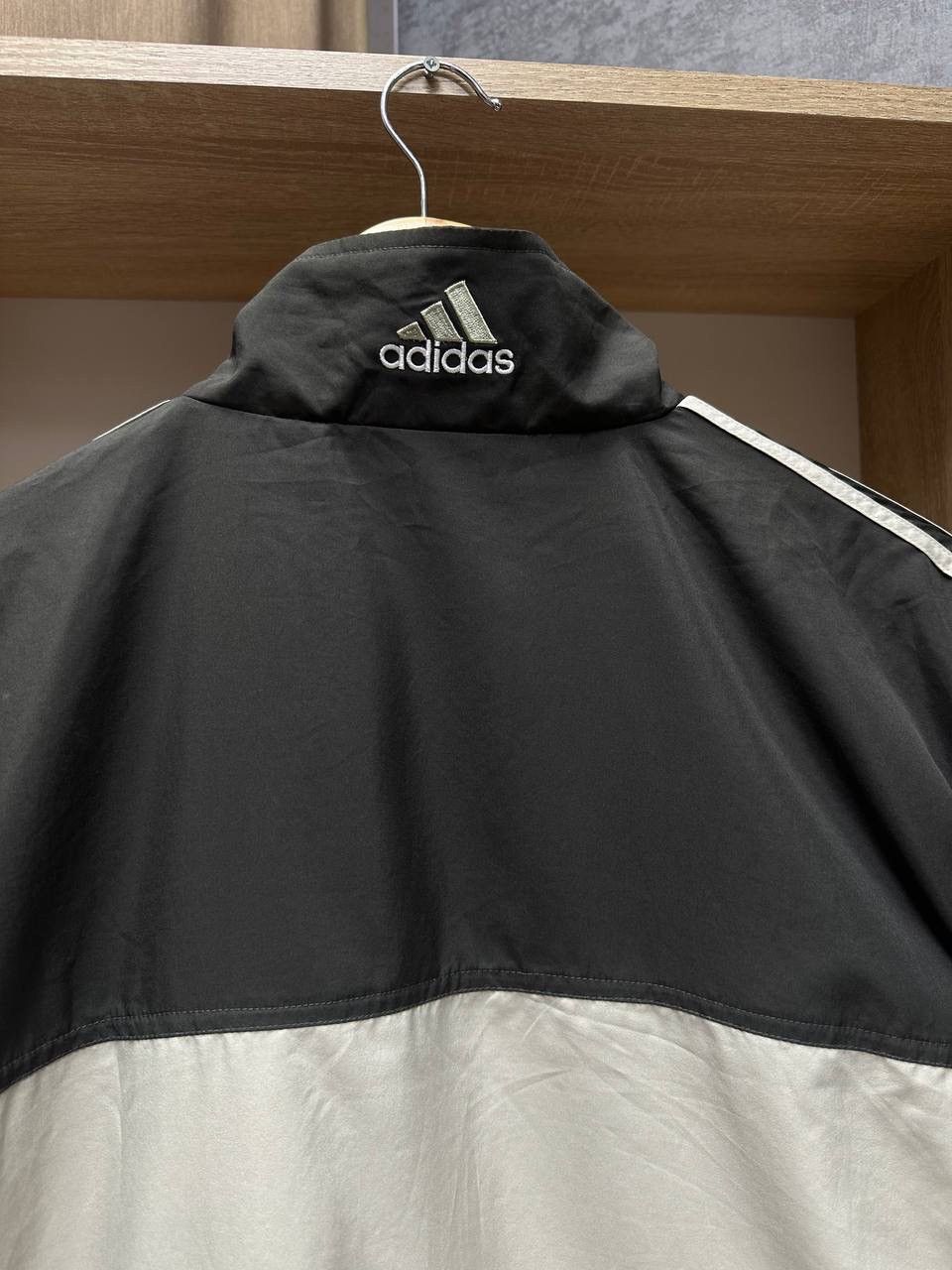 Adidas × Vintage Vintage Adidas Nylon Beige Full Zip Jacket Size US M / EU 48-50 / 2 - 13 Thumbnail