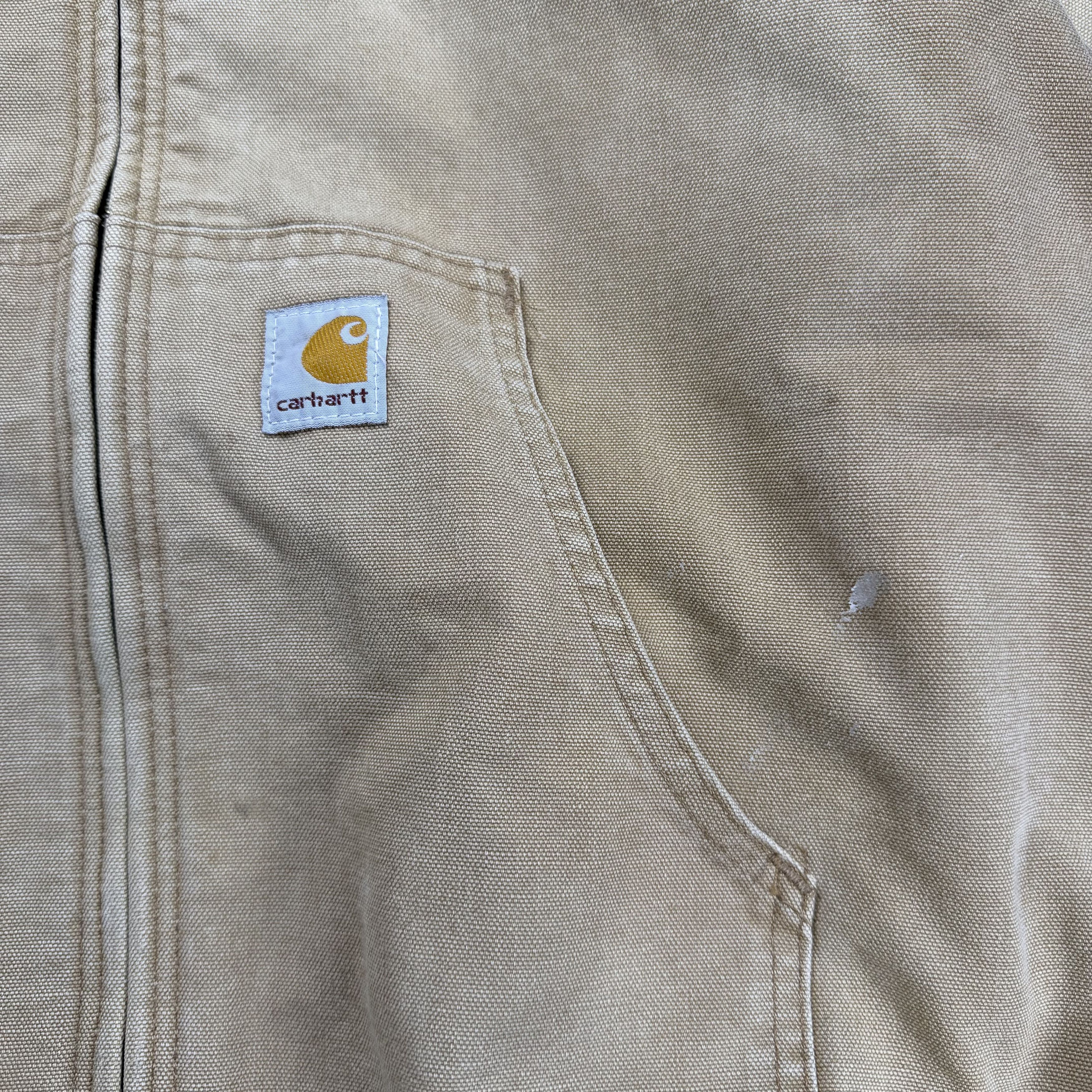 Carhartt Vintage 90s Carhartt Sandstone Hooded Active Jacket Large Size US L / EU 52-54 / 3 - 8 Thumbnail