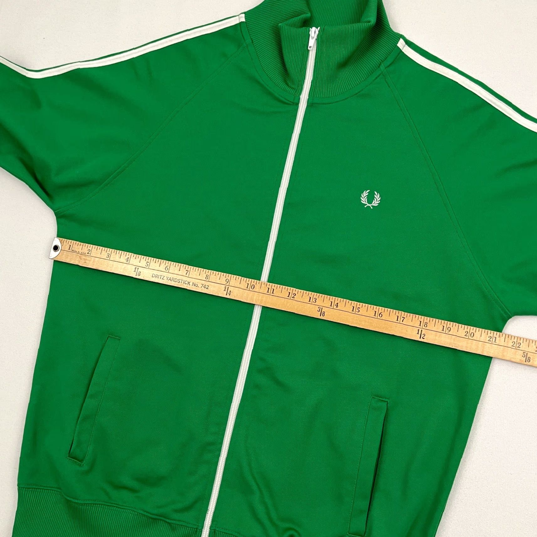 Fred Perry Fred Perry Sportswear Track Jacket Mens M Green Active Court Blokecore Portugal Size US M / EU 48-50 / 2 - 4 Thumbnail