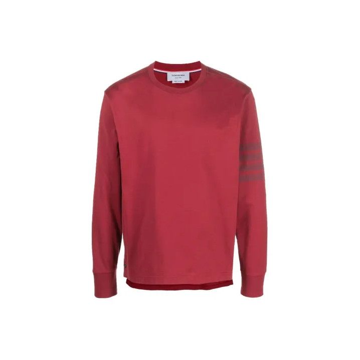 Thom Browne Thom Browne Red Long Sleeve T-shirt Size US L / EU 52-54 / 3 - 1 Thumbnail
