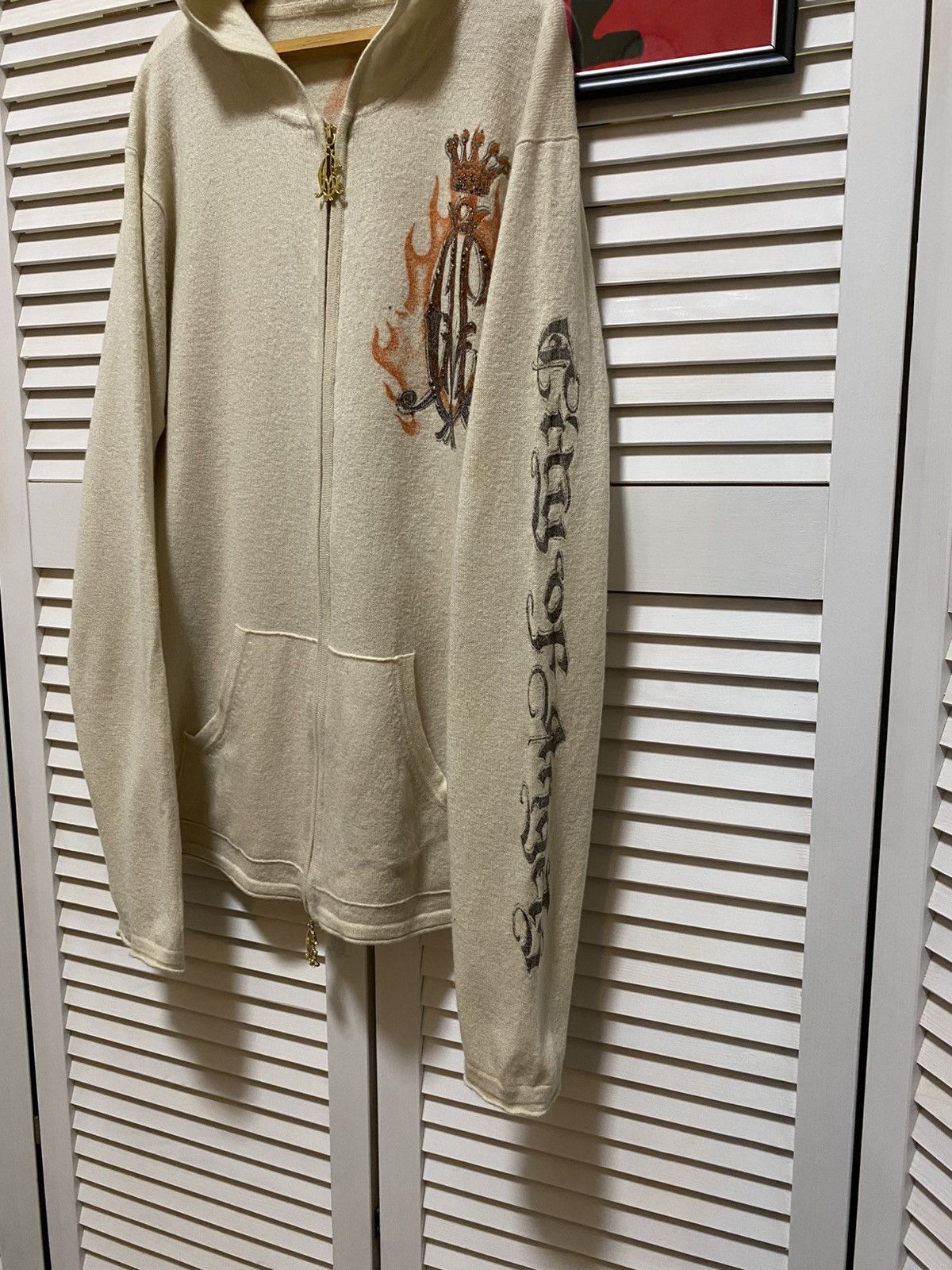 Christian Audigier Vintage Zip-Up Hoodie Christian Audigier Ed Hardy Y2k gothic Size L / US 10 / IT 46 - 4 Thumbnail