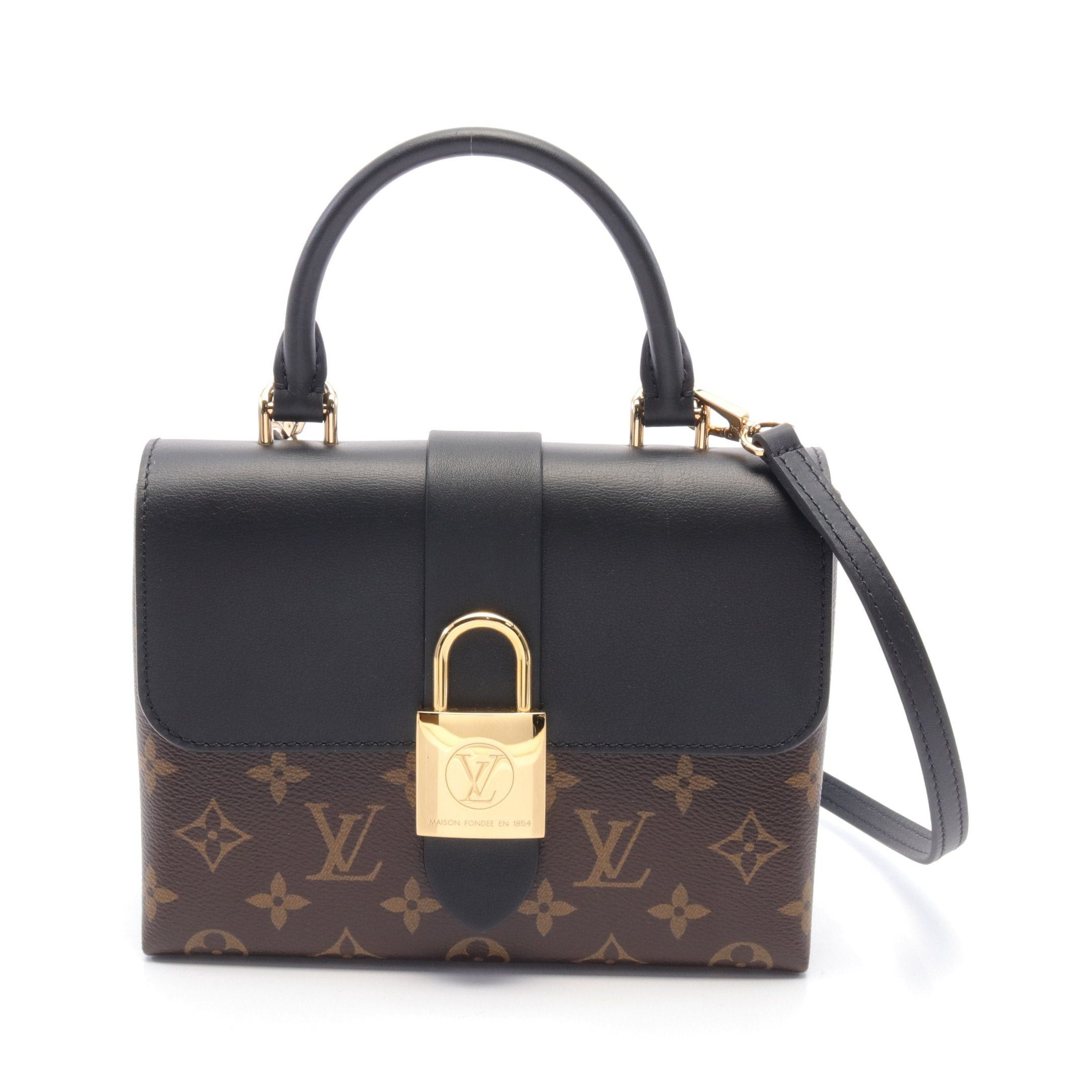 Louis Vuitton Louis Vuitton Rocky Bb Monogram Noir Handbag Leather Brown Black Size ONE SIZE - 1 Thumbnail
