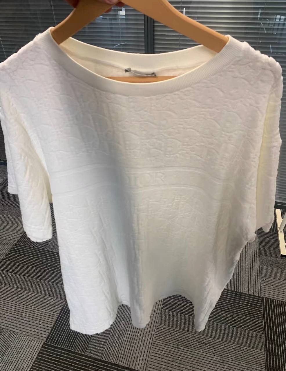 Loro Piana Dior monogrammed short sleeve terry cloth shirt Size US L / EU 52-54 / 3 - 1 Thumbnail