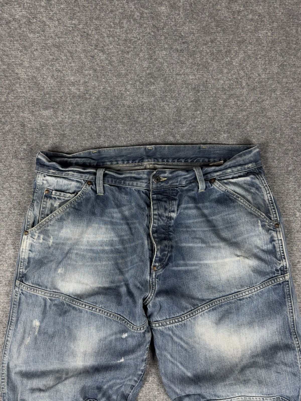 G-Star × Japanese Brand Vintage Pants G Star Raw Y2K Denim Flared Baggy Japan Style Size US 38 / EU 54 - 5 Thumbnail