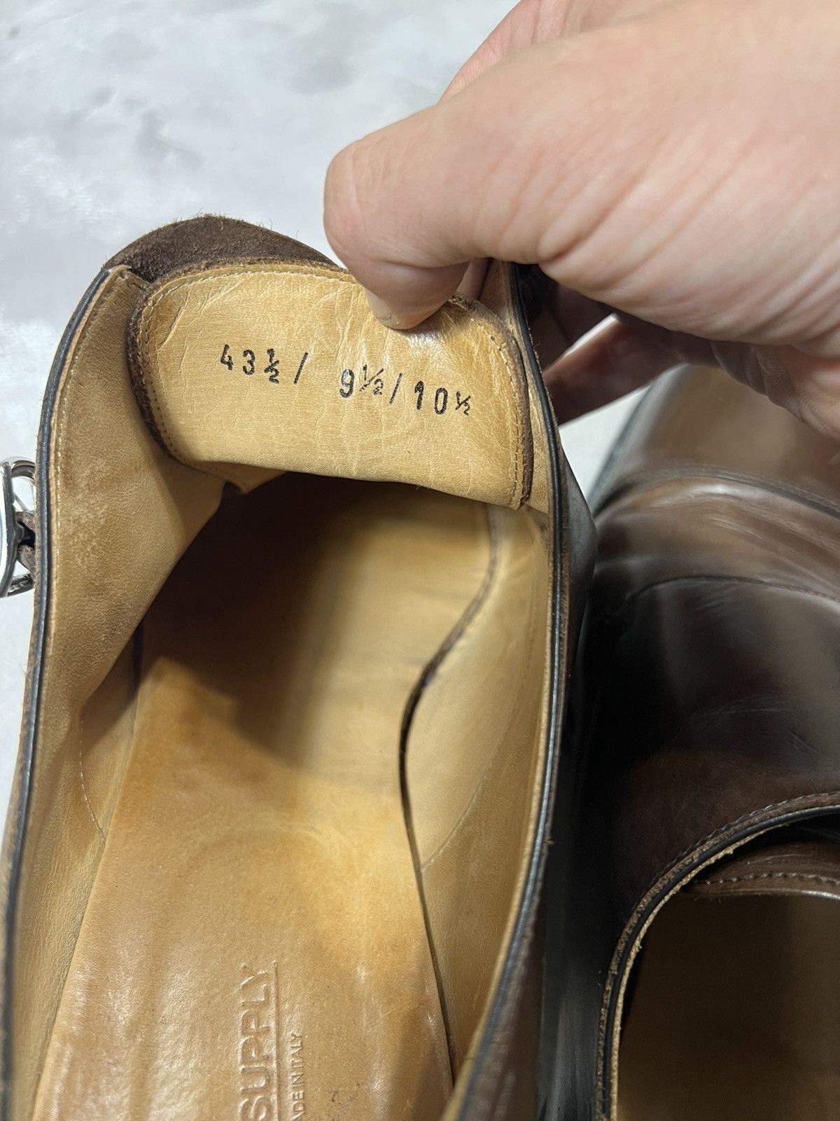 Suitsupply × Vintage SuitSupply Leather Formal Shoes Size US 9.5 / EU 42-43 - 13 Thumbnail