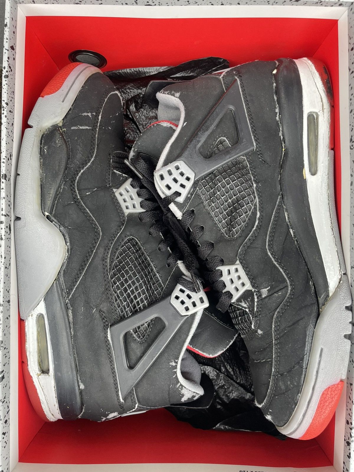 Jordan Brand Jordan 4 Retro Bred (1999) Size US 10.5 / EU 43-44 - 5 Thumbnail