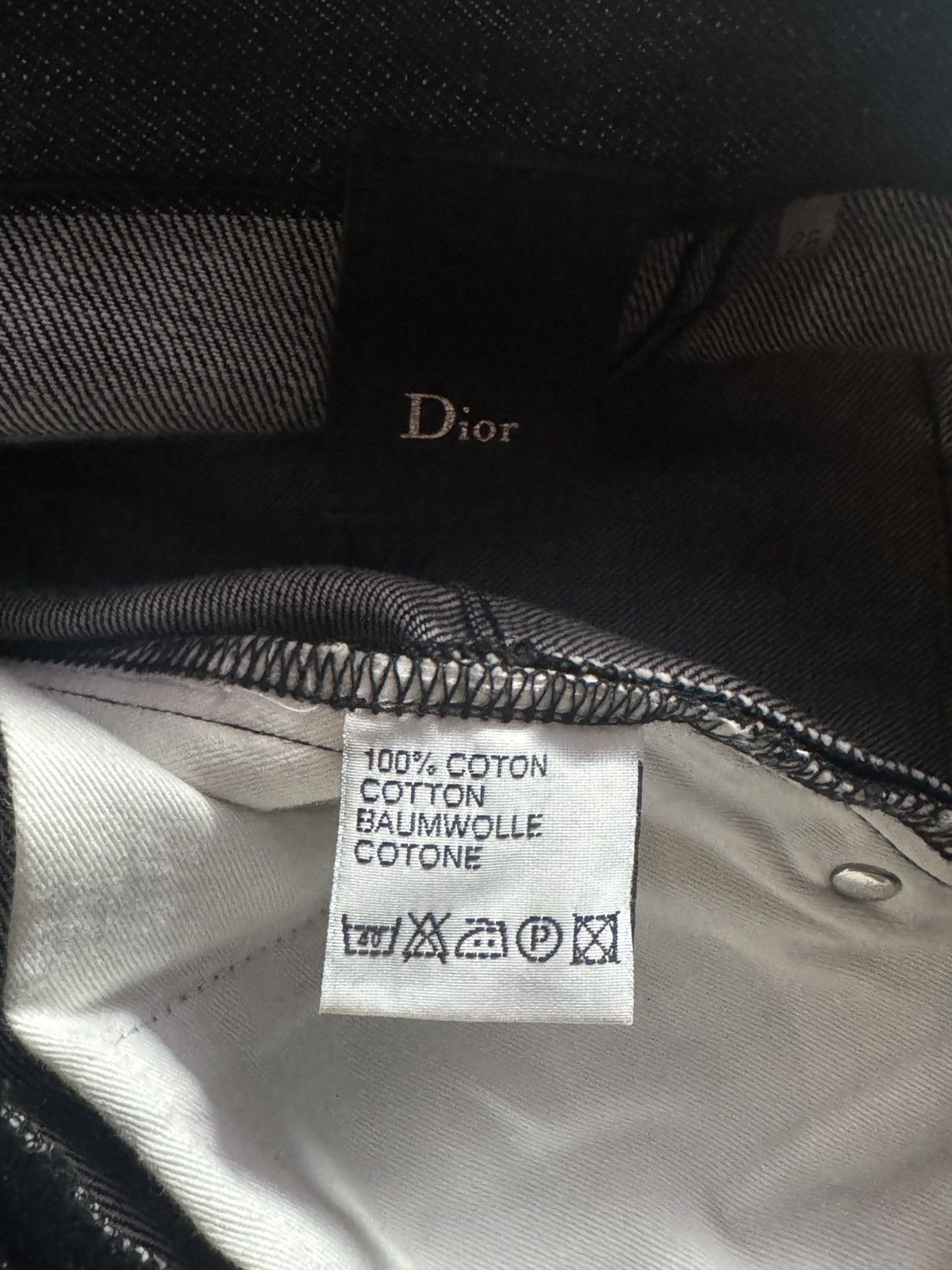 Dior Dior homme 05 raw black denim Size US 28 / EU 44 - 4 Thumbnail