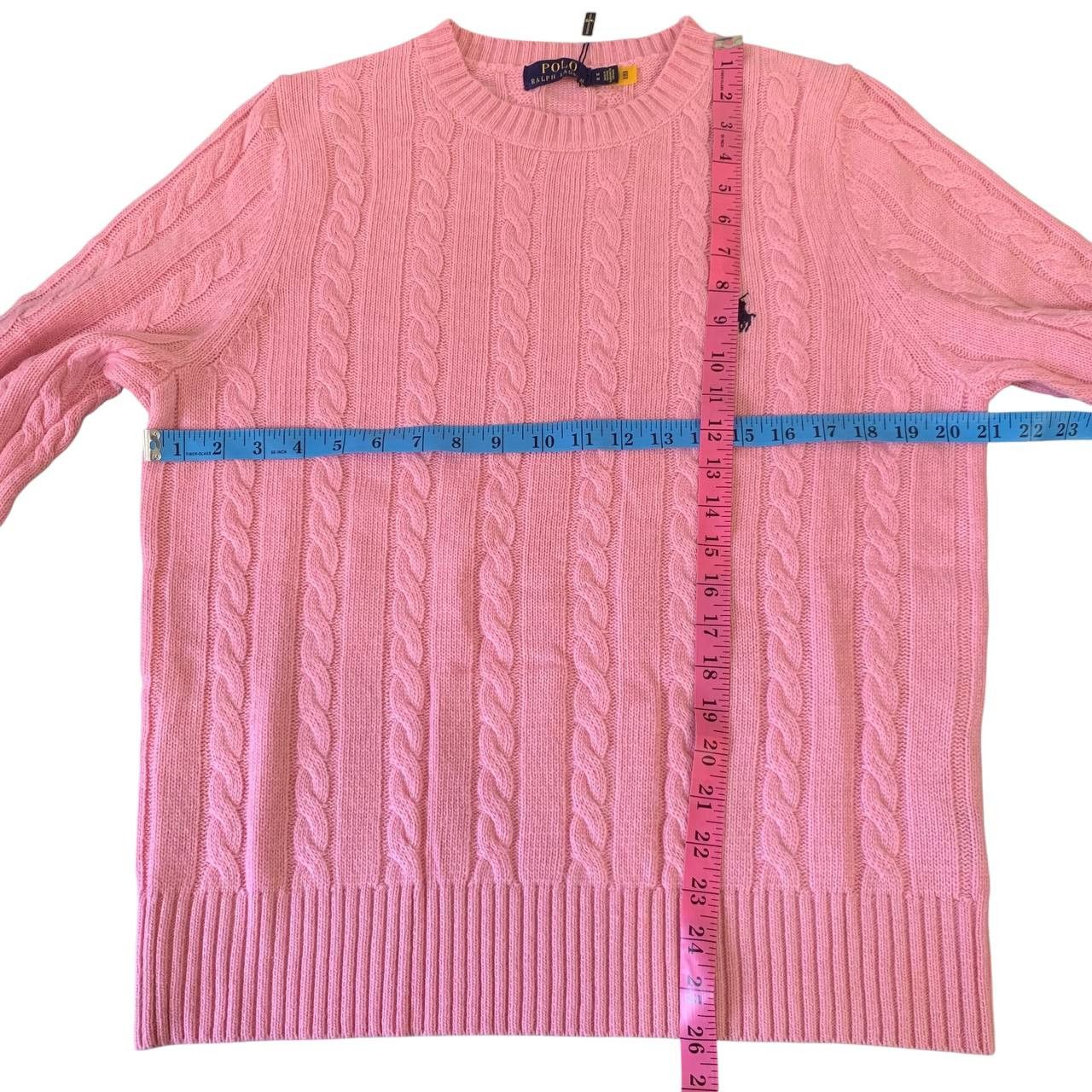 Polo Ralph Lauren Polo Ralph Lauren Knit Wear Sweatshirt Pink Size US M / EU 48-50 / 2 - 7 Thumbnail