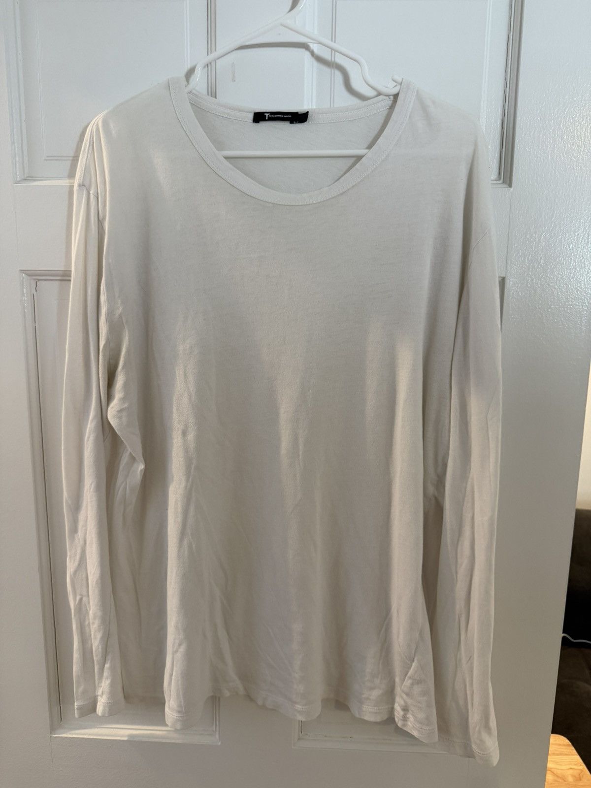 T by Alexander Wang Long Sleeve White Shirt Size US L / EU 52-54 / 3 - 1 Thumbnail