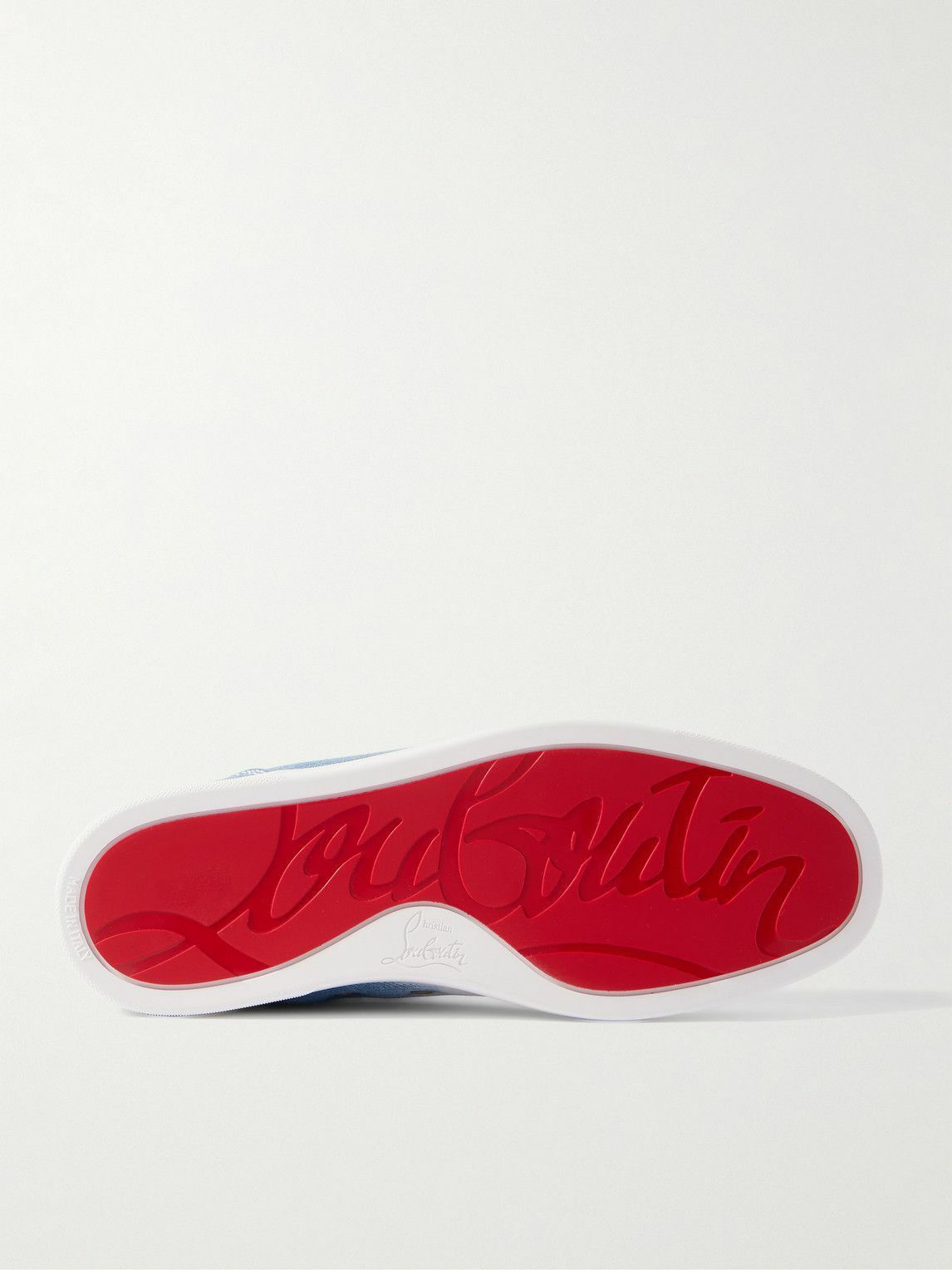 Christian Louboutin o1s1wg111025 Sneakers in White & Blue Size US 10 / EU 43 - 5 Thumbnail