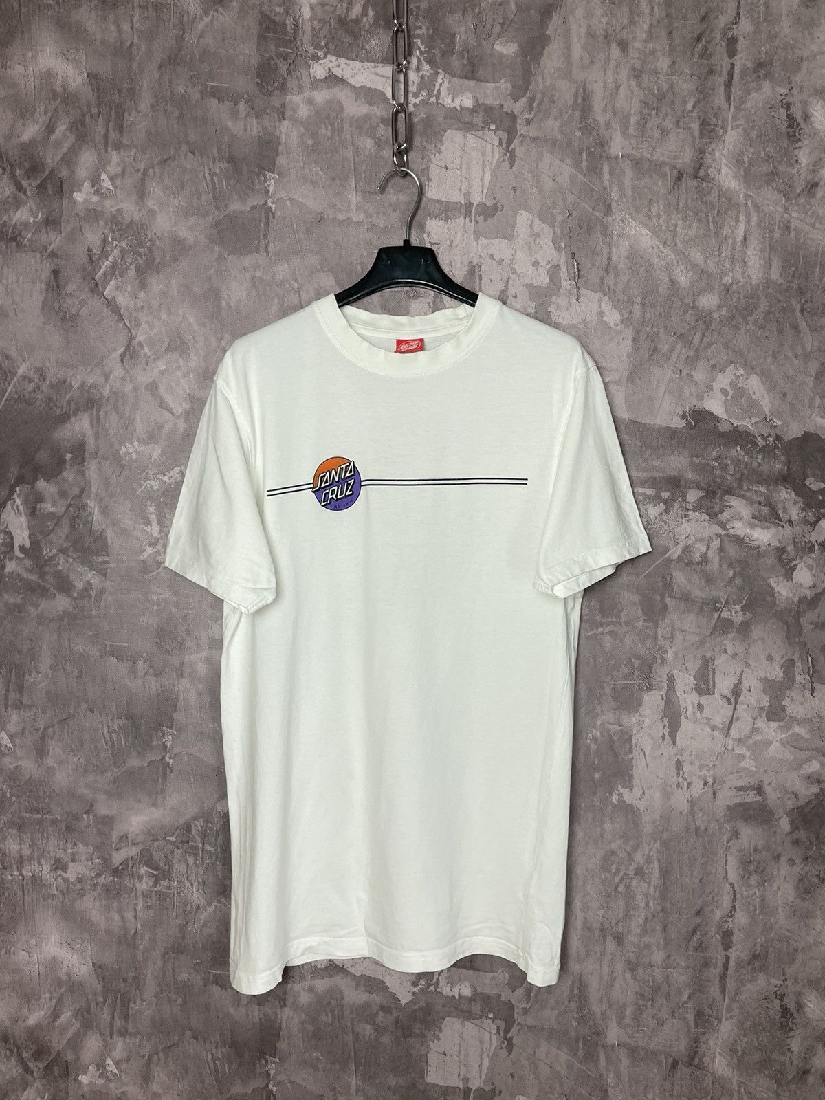 Santa Cruz Skateboards × Vintage Vintage Santa Cruz Skateboards Fire Double Sided T-Shirt Size US M / EU 48-50 / 2 - 1 Thumbnail
