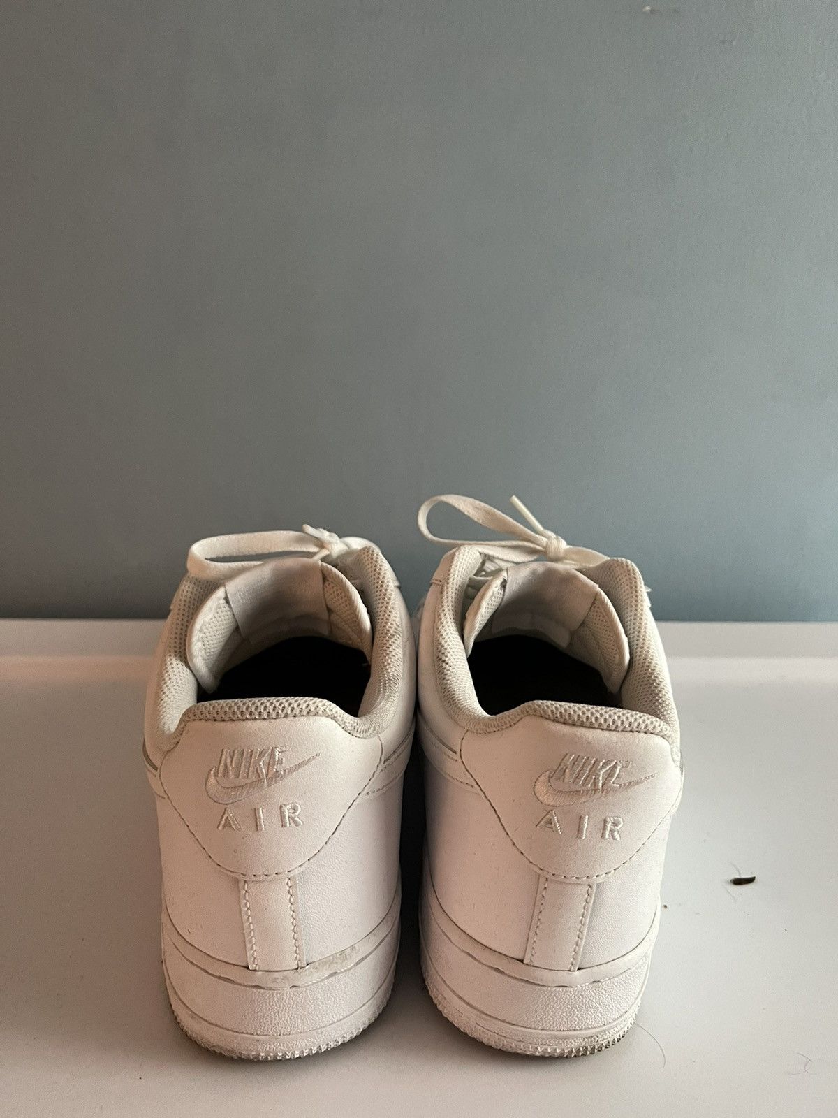 Nike × Vintage Nike Air Force 1 (white/white) Size US 11 / EU 44 - 4 Thumbnail