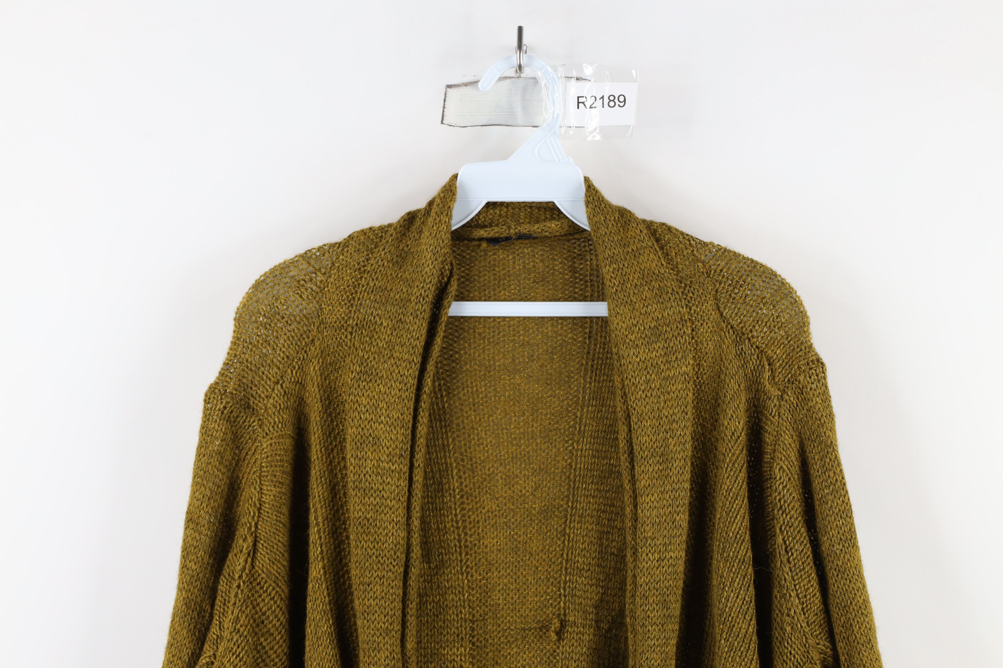 Eileen Fisher × Vintage Eileen Fisher Silk Knit Open Front Wrap Cardigan Sweater Size L / US 10 / IT 46 - 2 Thumbnail