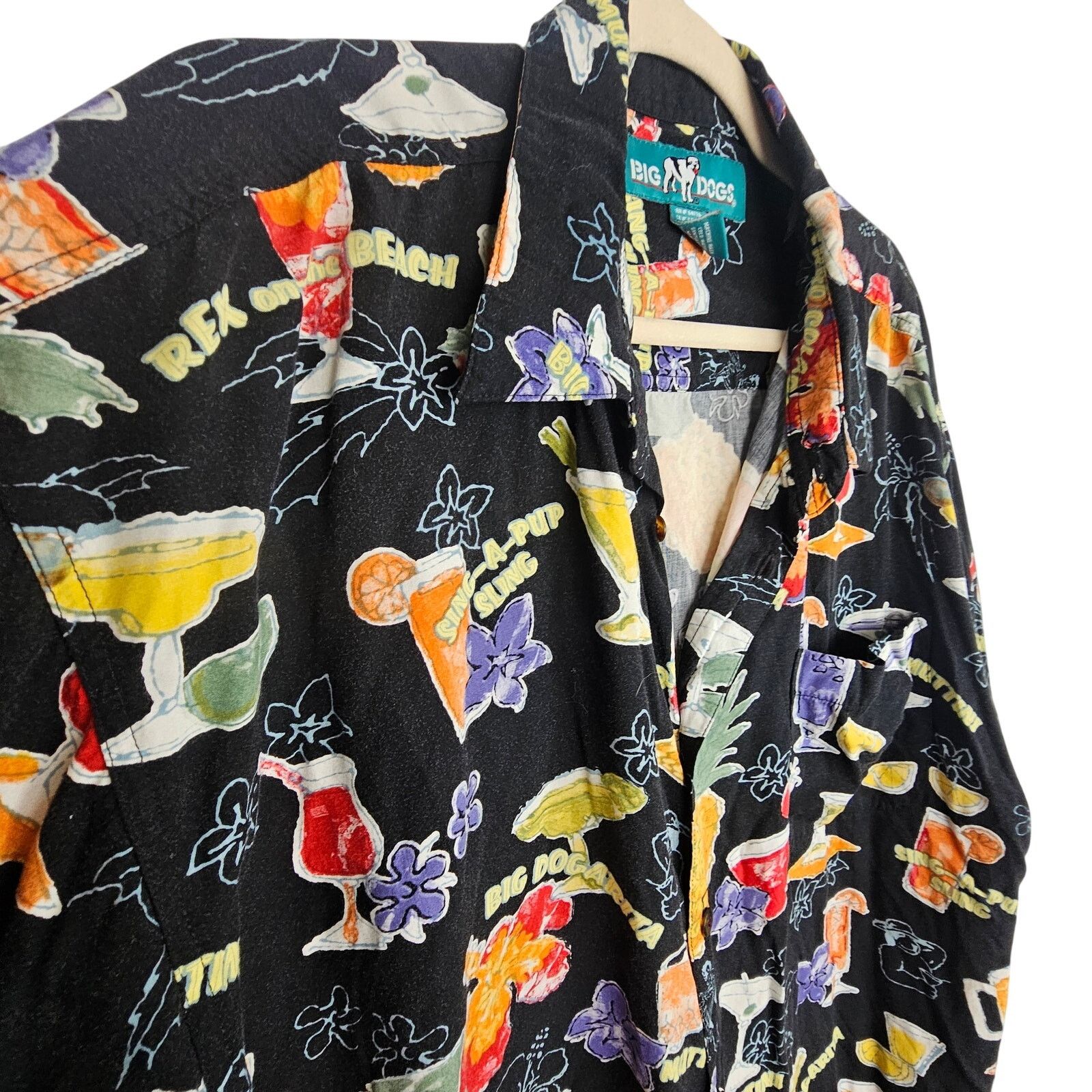 Big Dogs Big Dogs Mens Hawaiian Shirt Sz XL Tropical Vacation Resort Size US XL / EU 56 / 4 - 5 Thumbnail