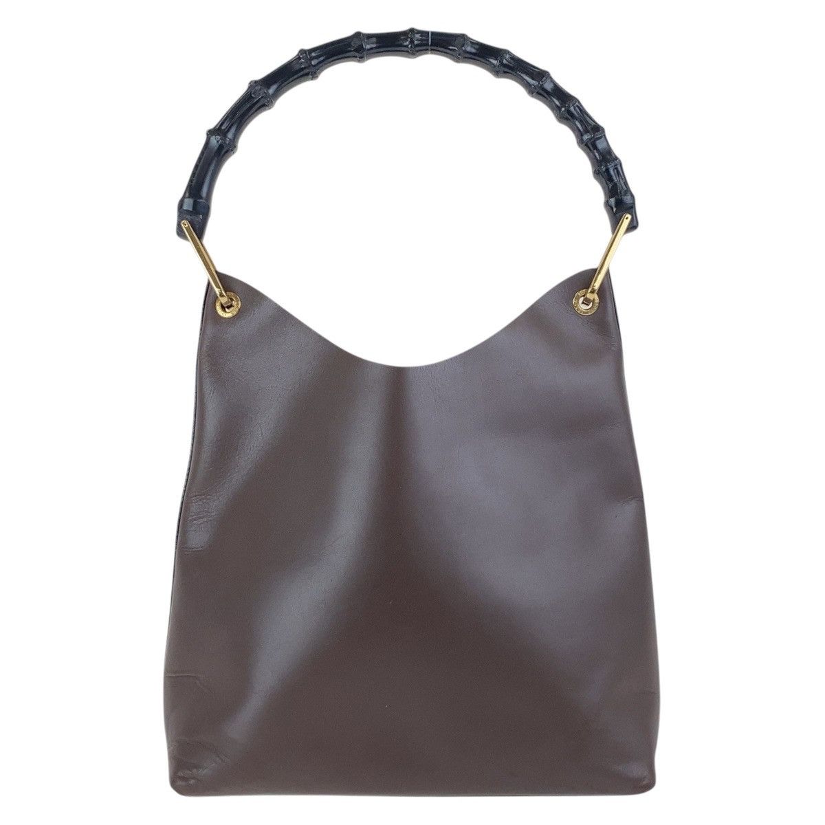 Gucci Gucci Leather Bamboo 2Way Bag 001 2058 1880 0 Leather Shoulder Bag 001 2058 1880 0 in Brown, Women's