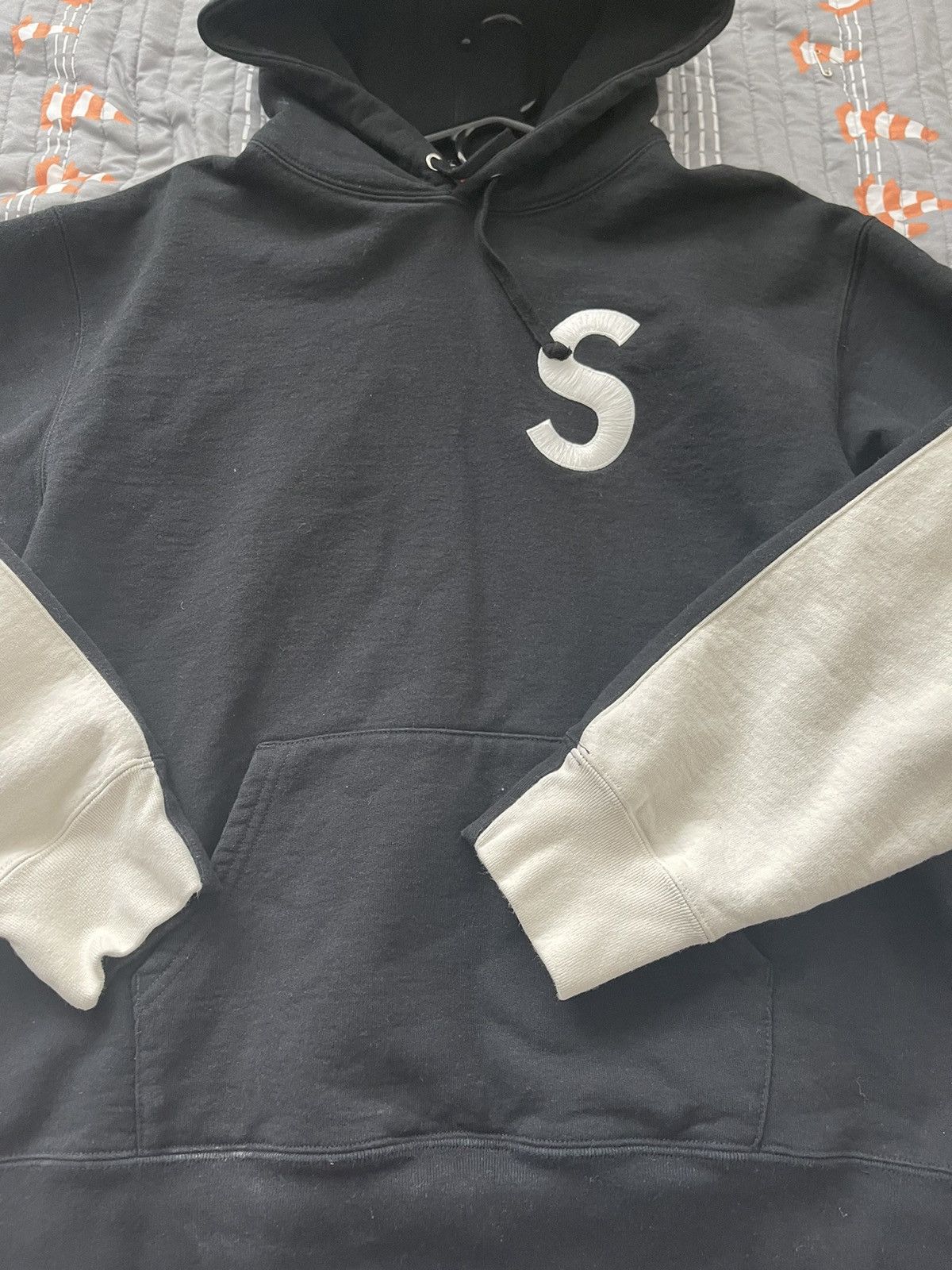 Supreme Supreme S Logo Split Hooded Sweatshirt ‘Black’ M Size US M / EU 48-50 / 2 - 4 Thumbnail