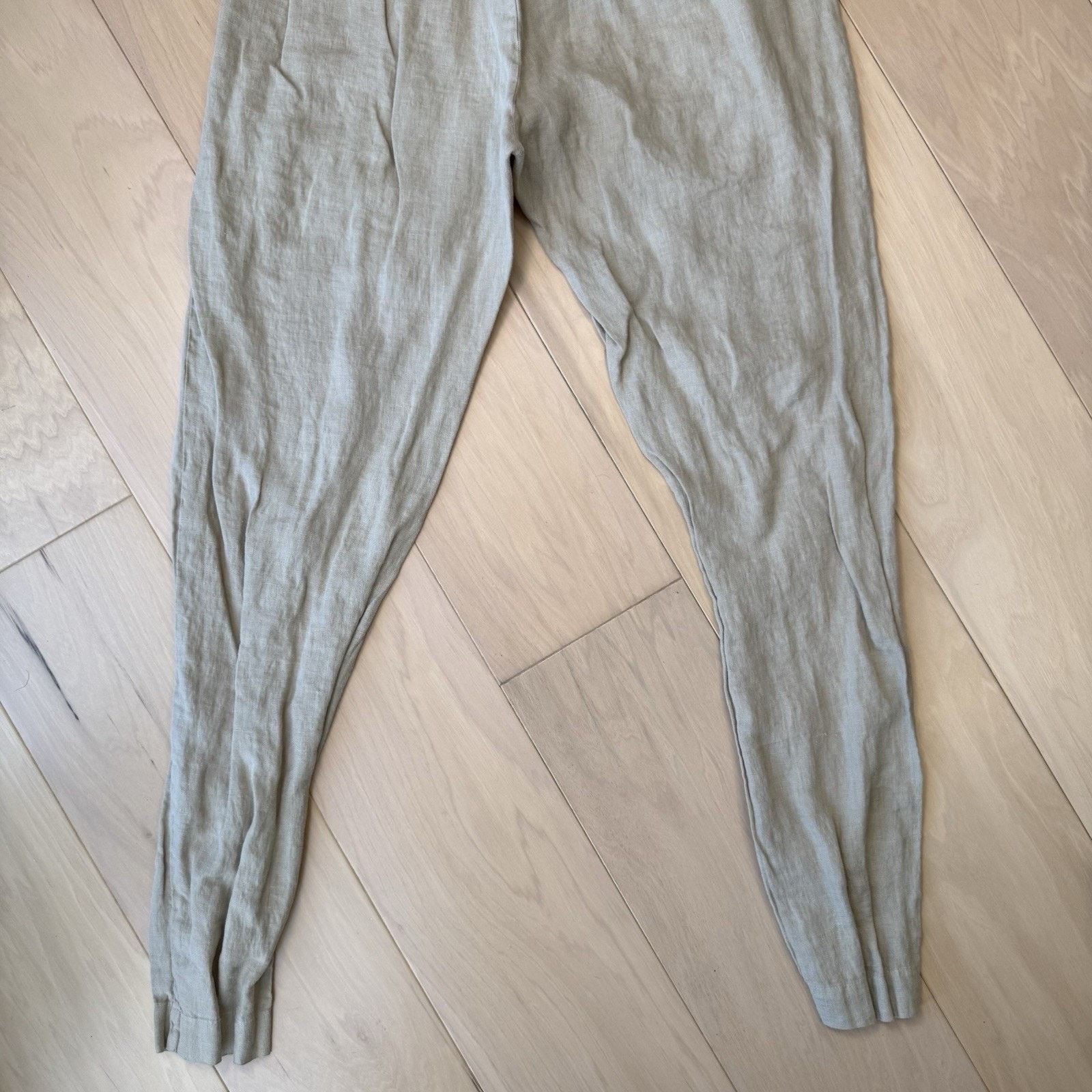 Enza Costa Enza Costa Linen Pants Women's 4 Beige Minimalist California Size 27" / US 4 / IT 40 - 9 Thumbnail
