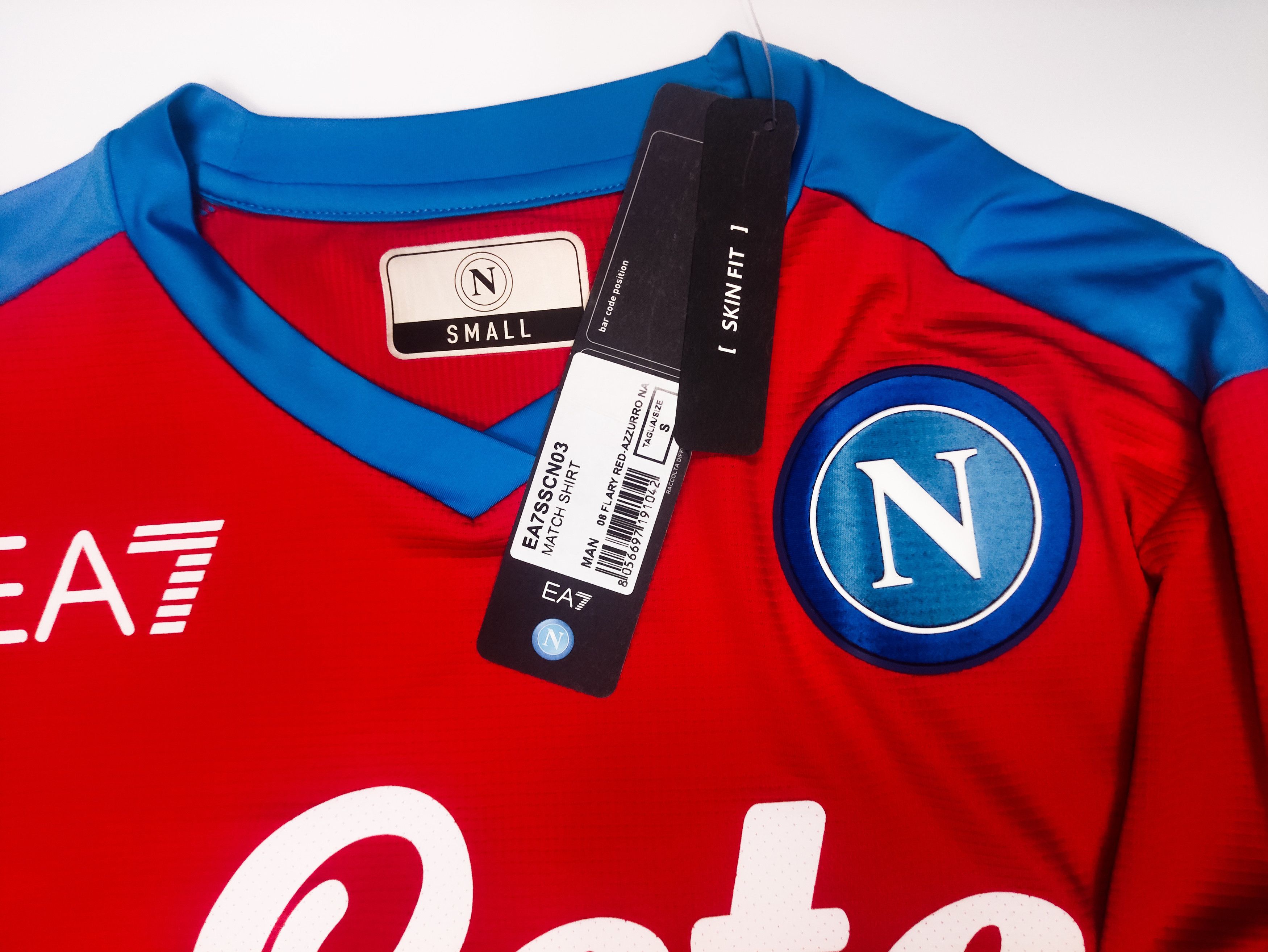 Emporio Armani BNWT Zieliński #20 SSC Napoli 2020 2021 Shirt Signed Size US S / EU 44-46 / 1 - 3 Thumbnail