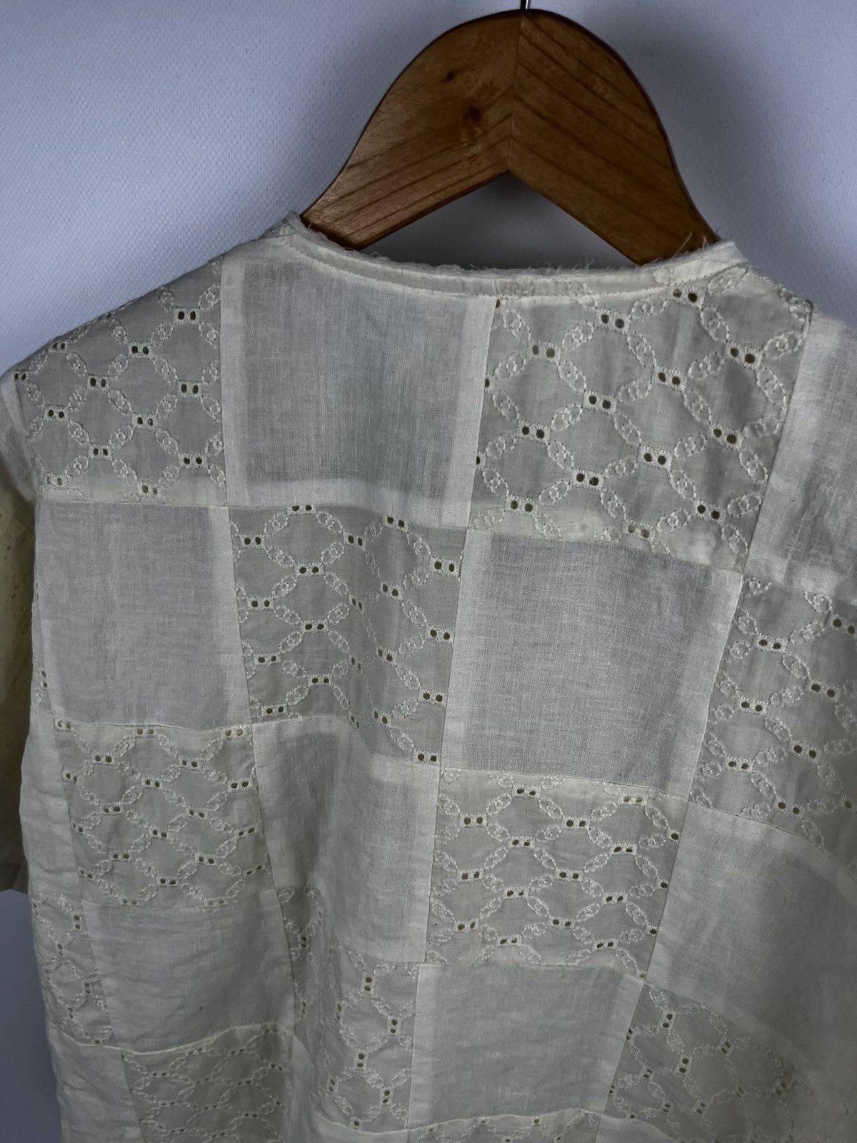Other Sideline Womens Stella Shirt Buttermilk Patchwork Size S / US 4 / IT 40 - 8 Thumbnail