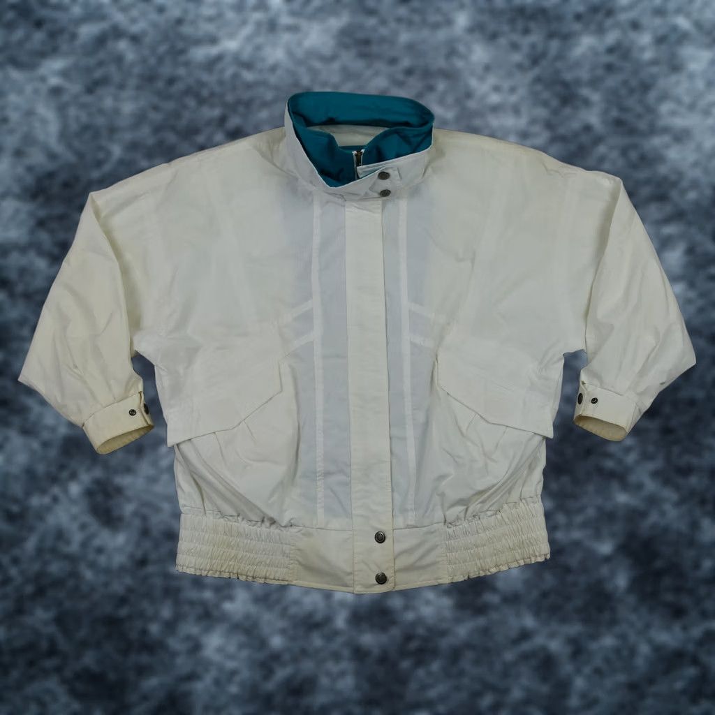 London Fog VINTAGE London Fog Jacket Mens M Beige Bomber Jacket Coat Snowflake 80s 90s Mens Size US M / EU 48-50 / 2 - 1 Thumbnail