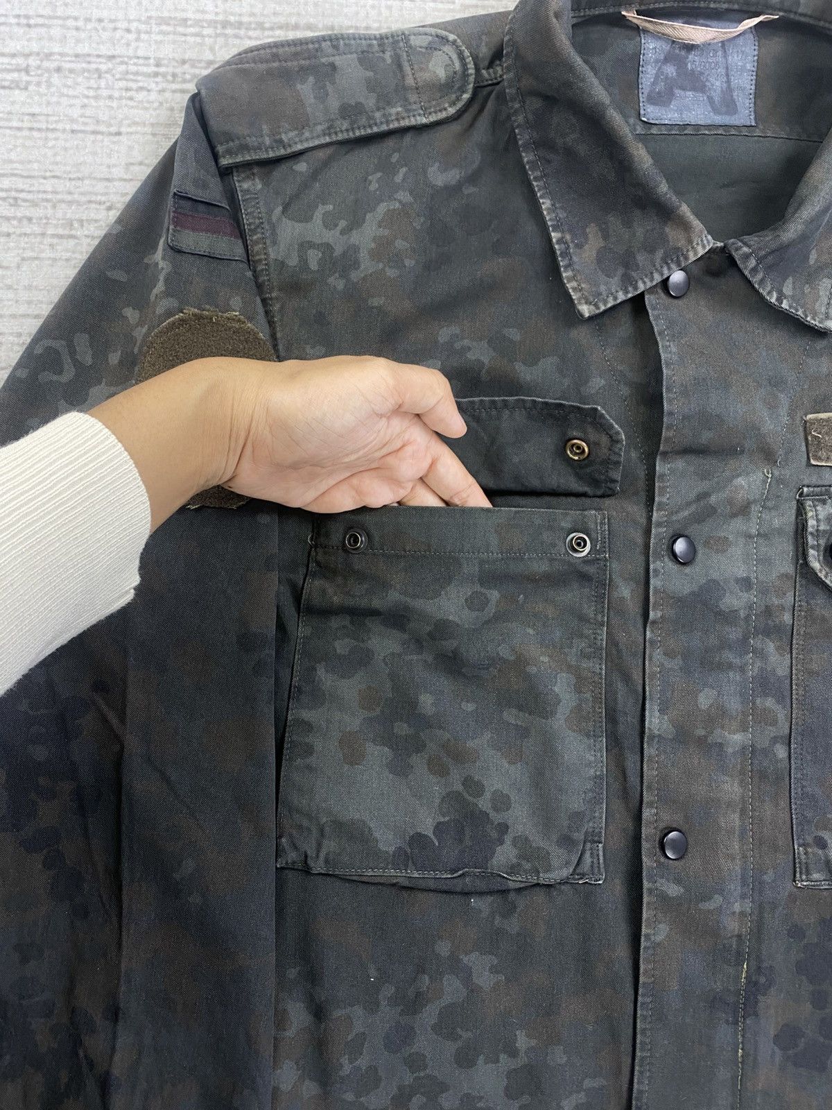 Vintage 🔥Vintage German Military Flecktarn Camo M65 Field Jacket Size US M / EU 48-50 / 2 - 8 Thumbnail