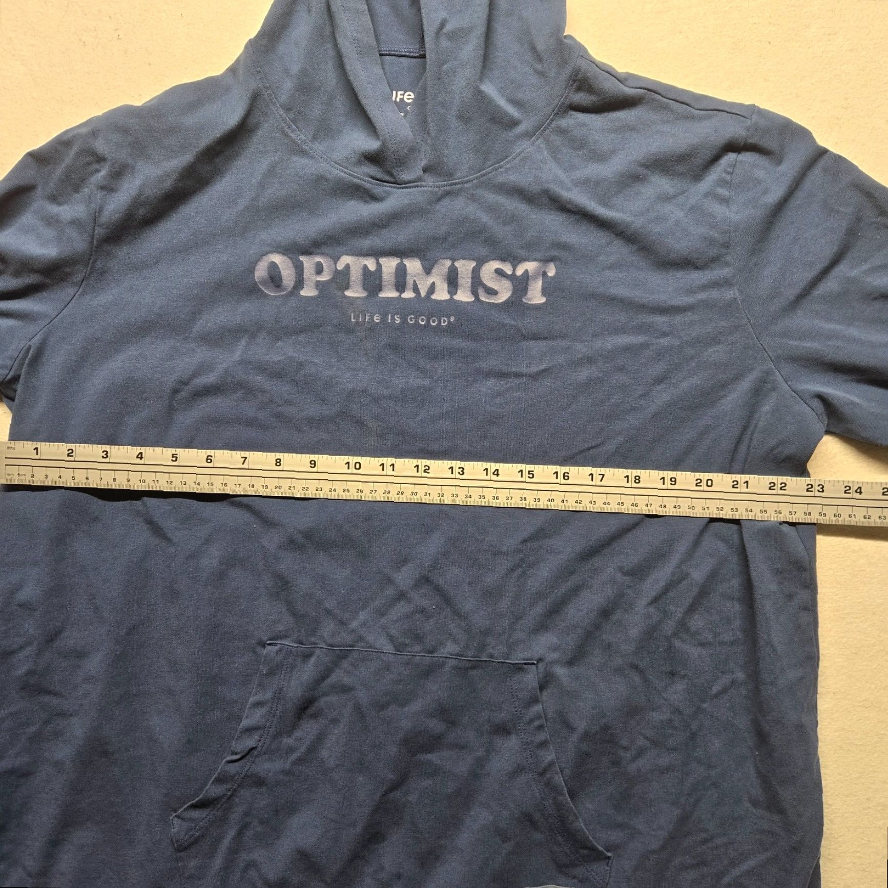 Life is Good VINTAGE Life is Good Hoodie Women M Blue Crusher 4 Way Stretch Logo Hoodie Nature Outdoor Optimist Womens Size M / US 6-8 / IT 42-44 - 4 Thumbnail