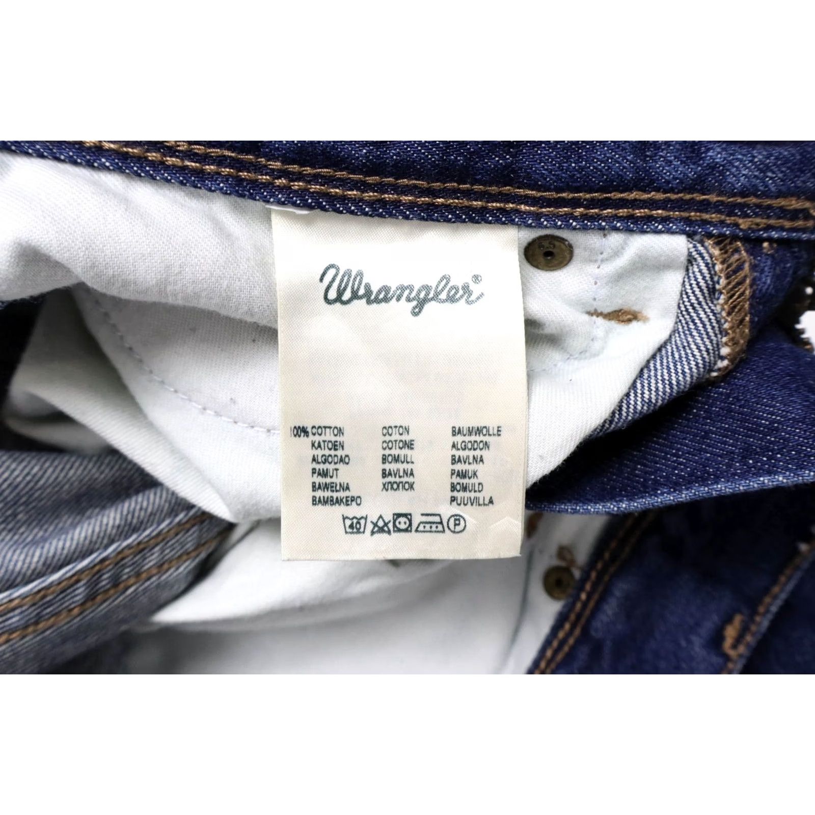 Wrangler WRANGLER Jeans Men's W30/L30 Regular Fit Straight Leg Casual Zip Fly Blue Size US 30 / EU 46 - 5 Thumbnail