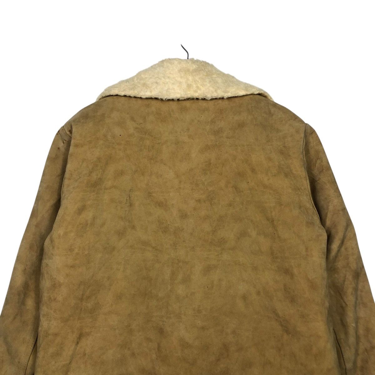Vintage 🔥VINTAGE SUEDE LEATHER WIMAN BLANKET FUR ISSEY MIYAKE Size US M / EU 48-50 / 2 - 11 Thumbnail