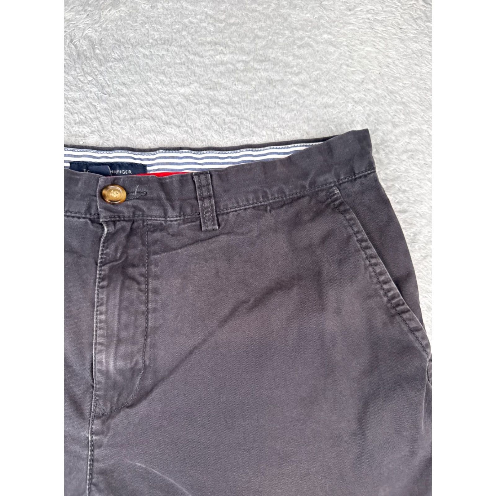 Tommy Hilfiger Tommy Hilfiger Chino Shorts Men 36 Blue Cotton Twill Casual Outdoor 10 in Inseam Size US 36 / EU 52 - 5 Thumbnail