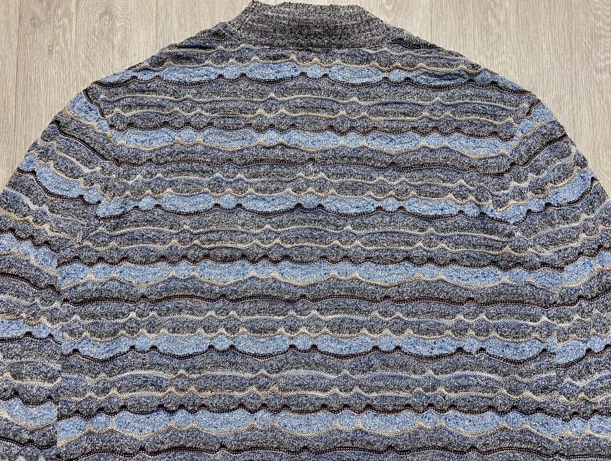 Missoni Vintage Missoni Multicolour Weave Cotton Viscose Zip Sweater Size US XL / EU 56 / 4 - 11 Thumbnail