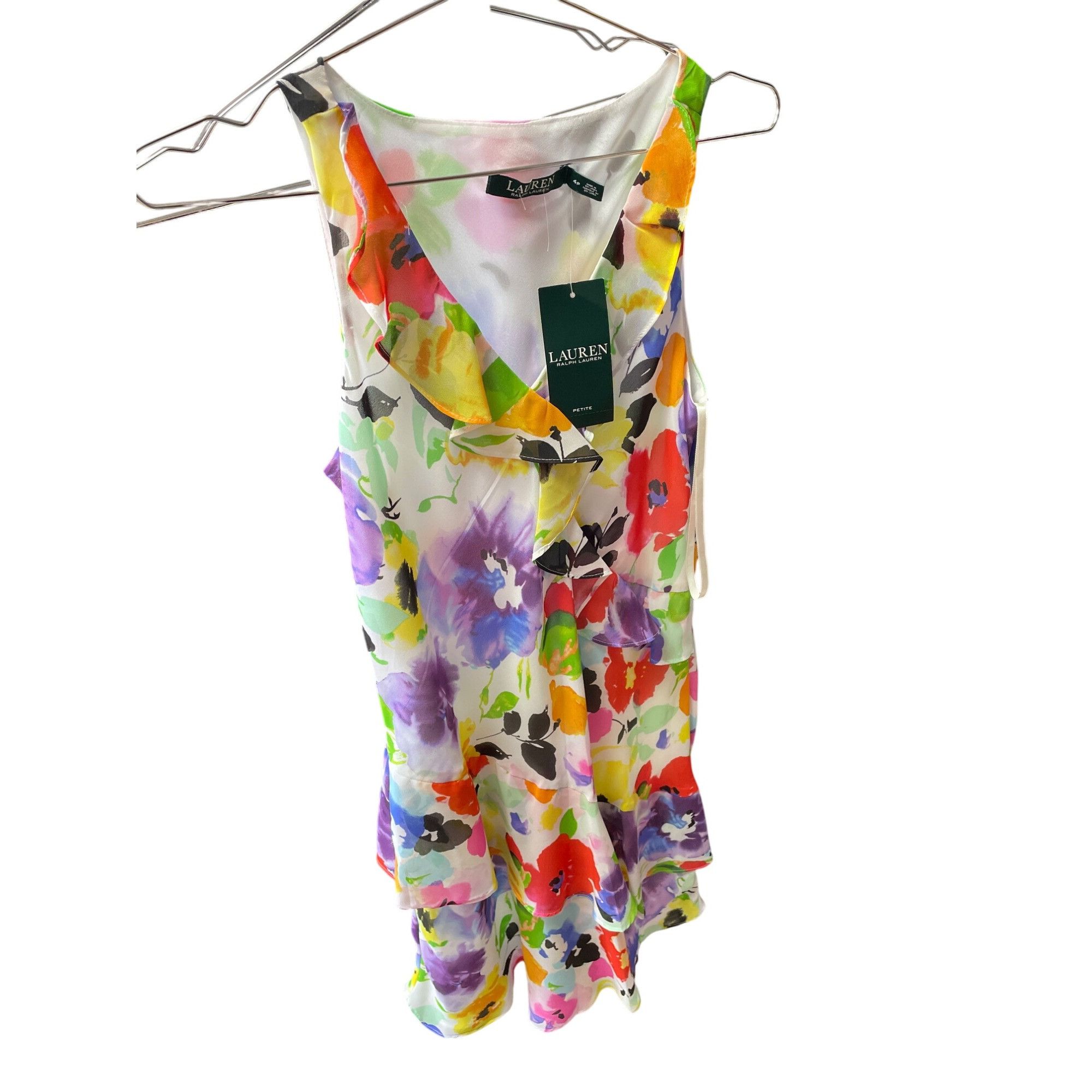 Lauren Ralph Lauren Lauren Ralph Lauren Womens yellow blue Floral Sleeveless Dre Size S / US 4 / IT 40 - 12 Thumbnail