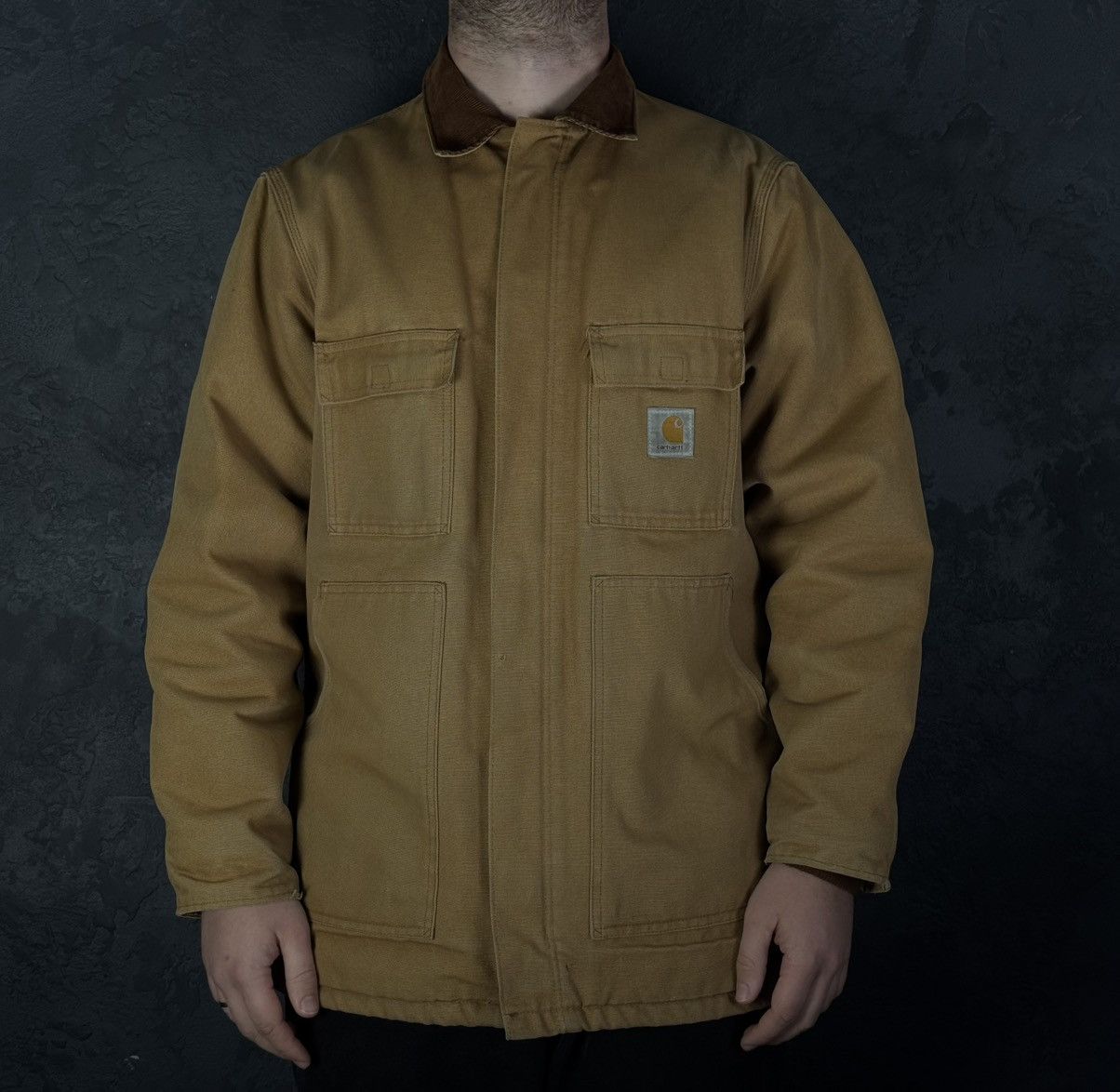 Carhartt Rare Design Vintage Carhatt Distressed Jacket 1990s Size US M / EU 48-50 / 2 - 1 Thumbnail