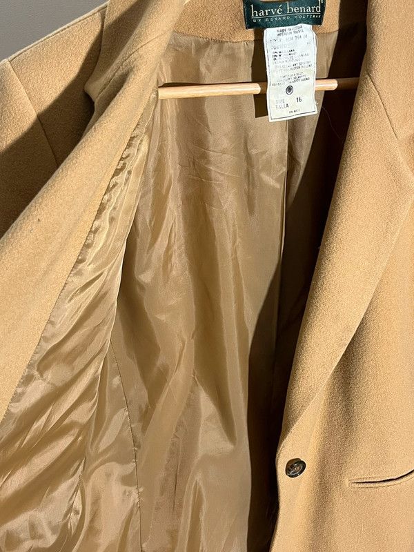 Harve Benard Harve Benard beige woolen blazer Size L / US 10 / IT 46 - 8 Thumbnail