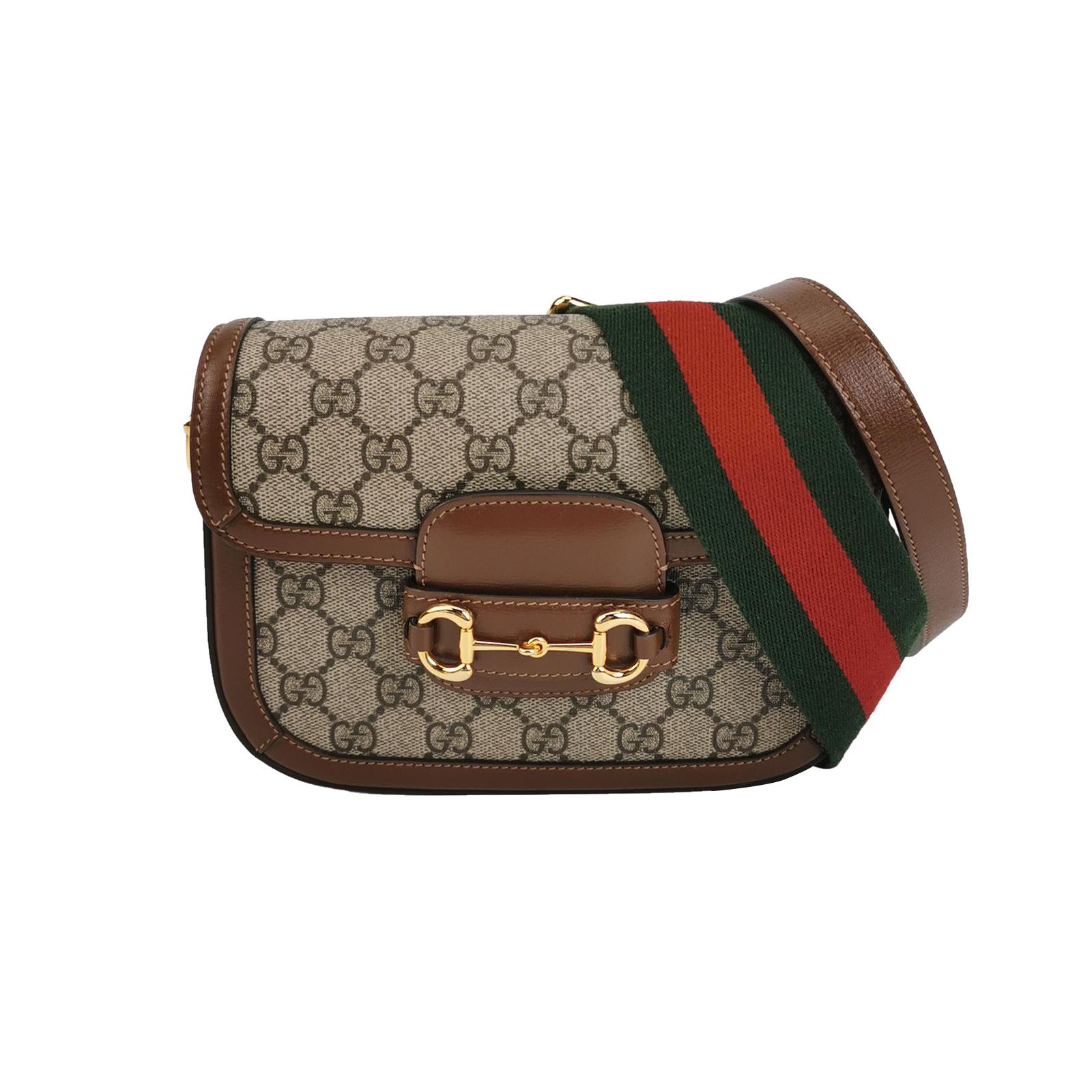 Gucci Gucci 1955 Horsebit GG Supreme Shoulder Bag Size ONE SIZE - 1 Thumbnail
