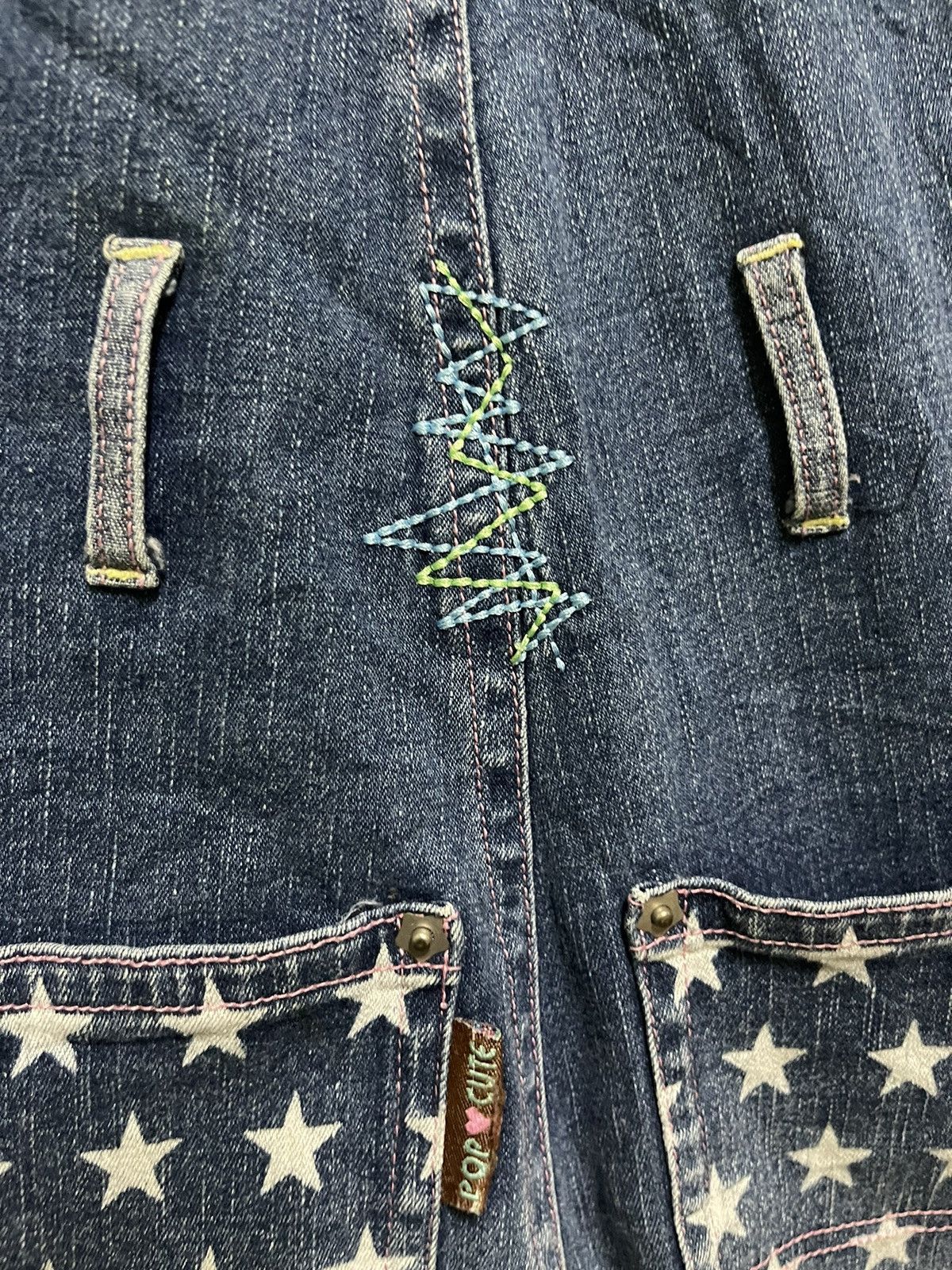 Angel Blue × Japanese Brand × Vintage Angel Blue Overall Patches Denim Size 30" / US 8 / IT 44 - 16 Thumbnail